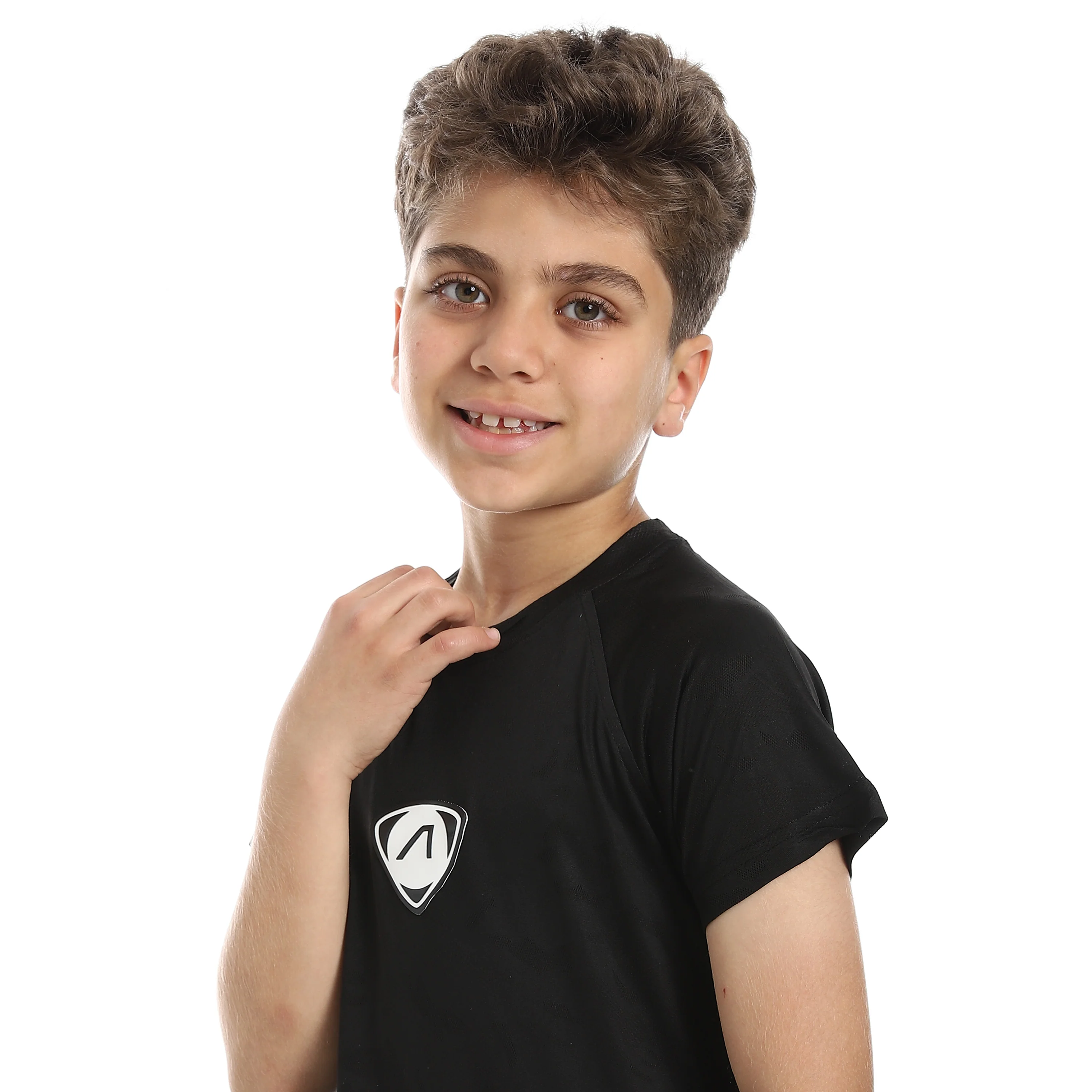 تي شيرت اكتف اولادي - اسود - Image 4