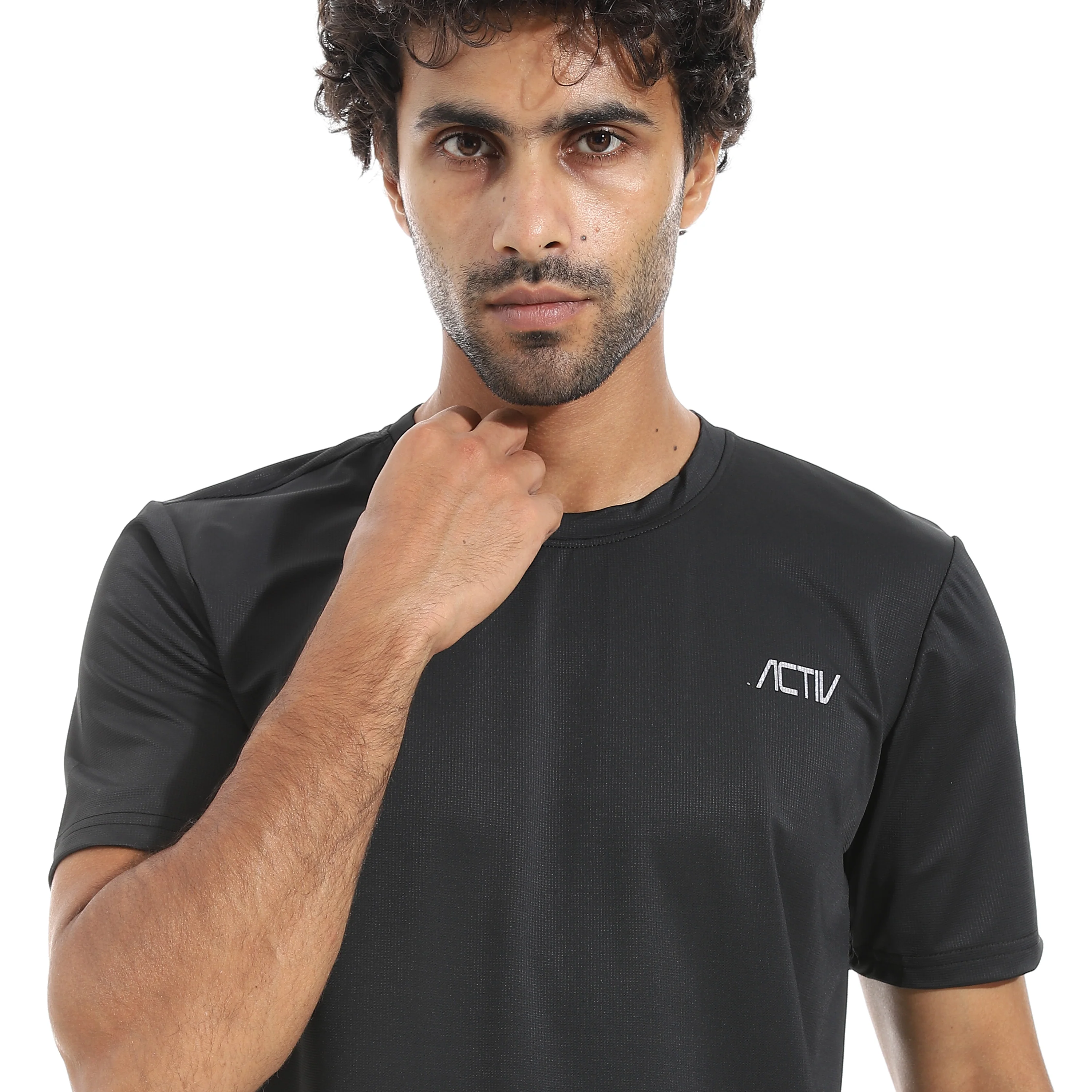 تي شيرت اكتف رجالي - اخضر - Image 4