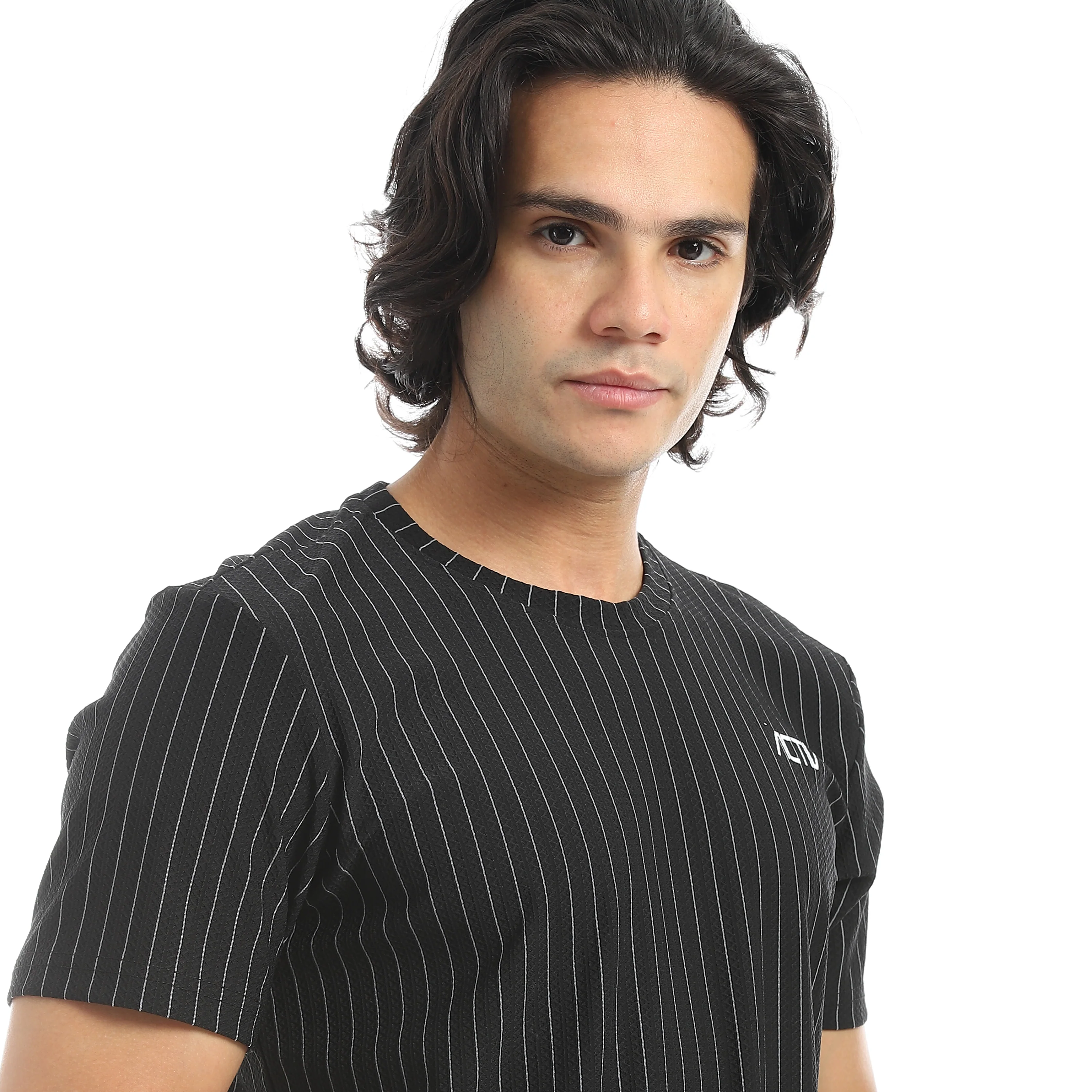 تى شيرت اكتف رجالى - اسود - Image 4