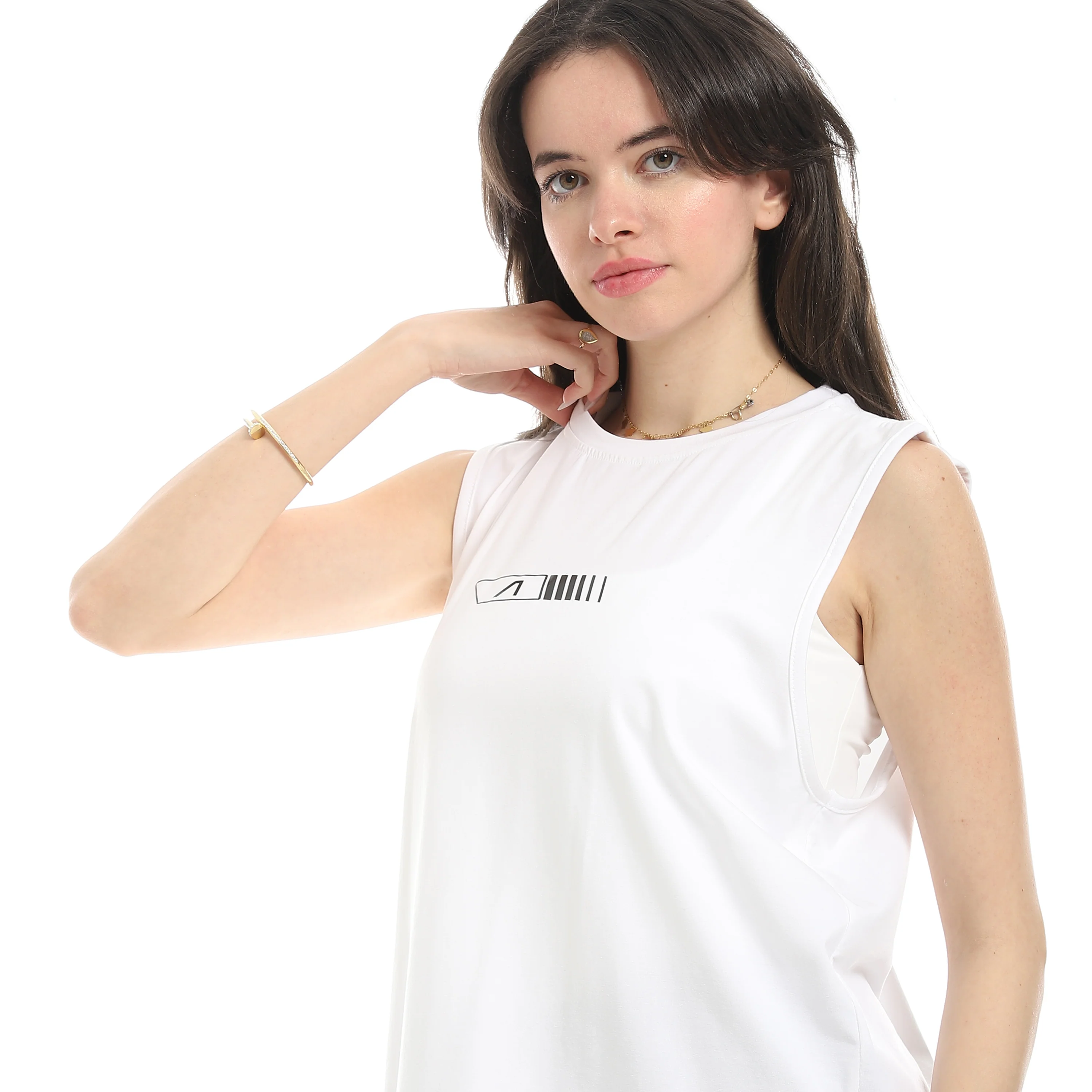 توب حريمي أكتف - اسود - Image 4
