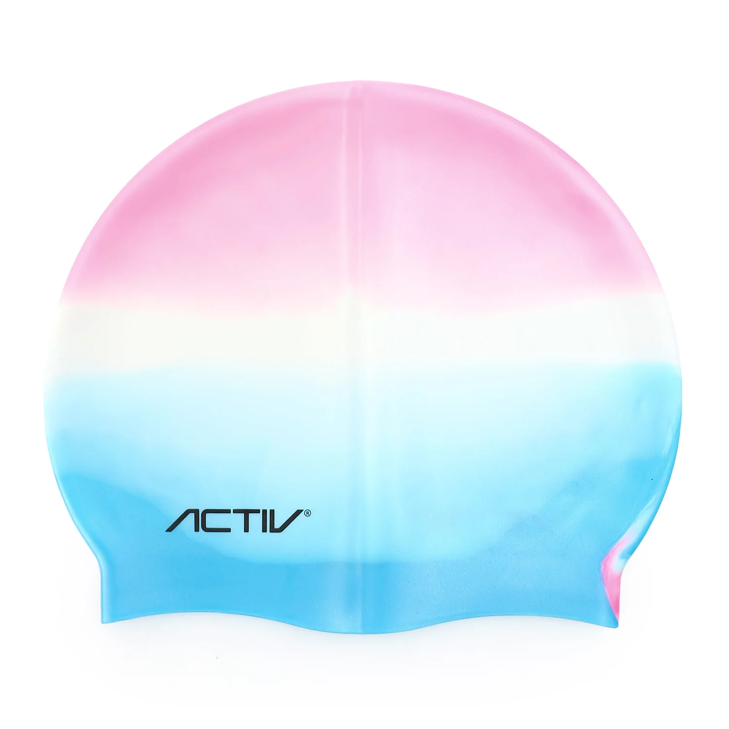 ACTIV ADULT MC CAP SWIM CAP - بينك*ابيض*ازرق - Image 3