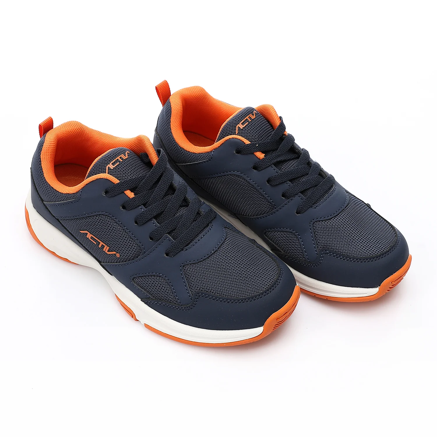 ACTIV BOY'S SHOES - كحلي*برتقالي - Image 4