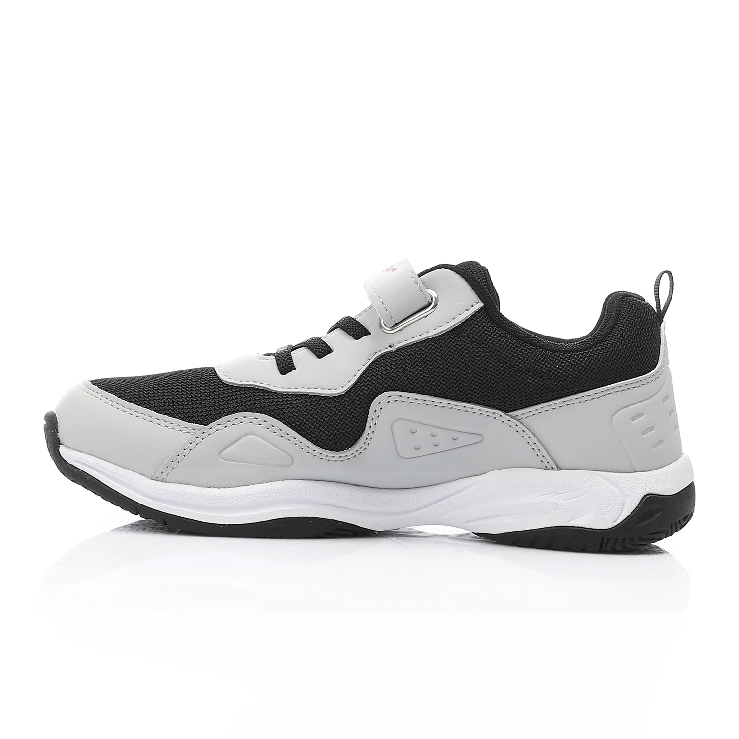 ACTIV BOY'S VELCRO SHOES - رمادى فاتح*اسود - Image 4