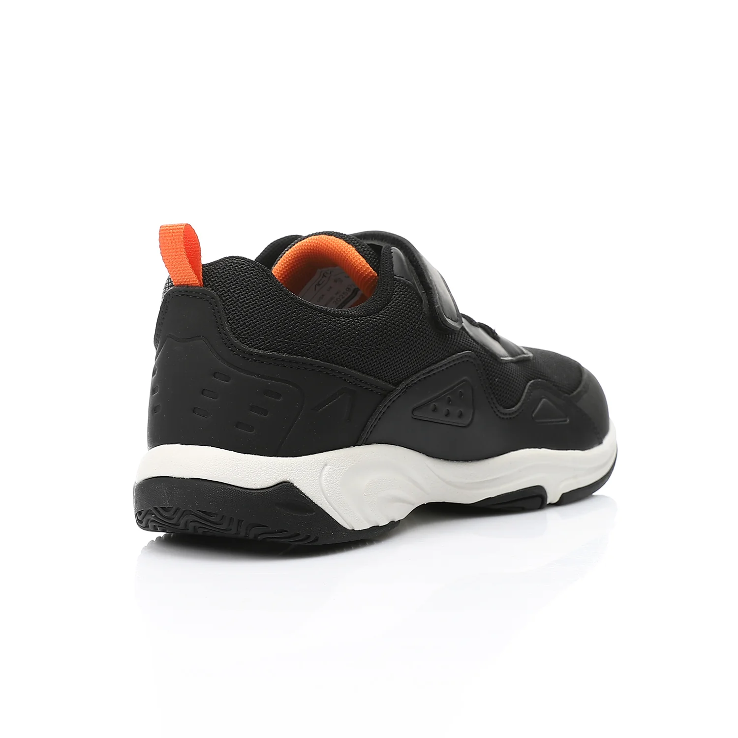 ACTIV BOY'S VELCRO SHOES - اسود*برتقالي - Image 3