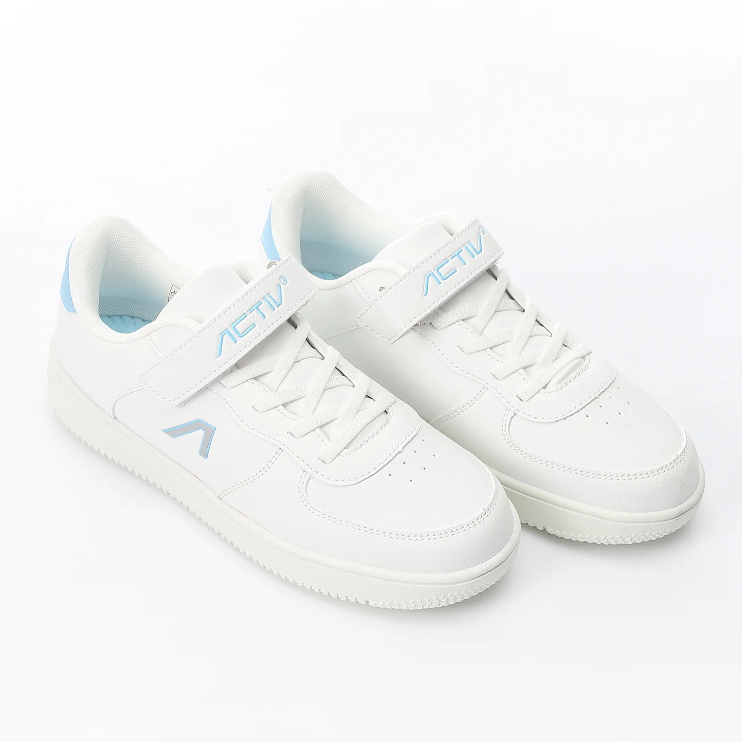 ACTIV BOY'S VELCRO SHOES - اسود*بينك - Image 2