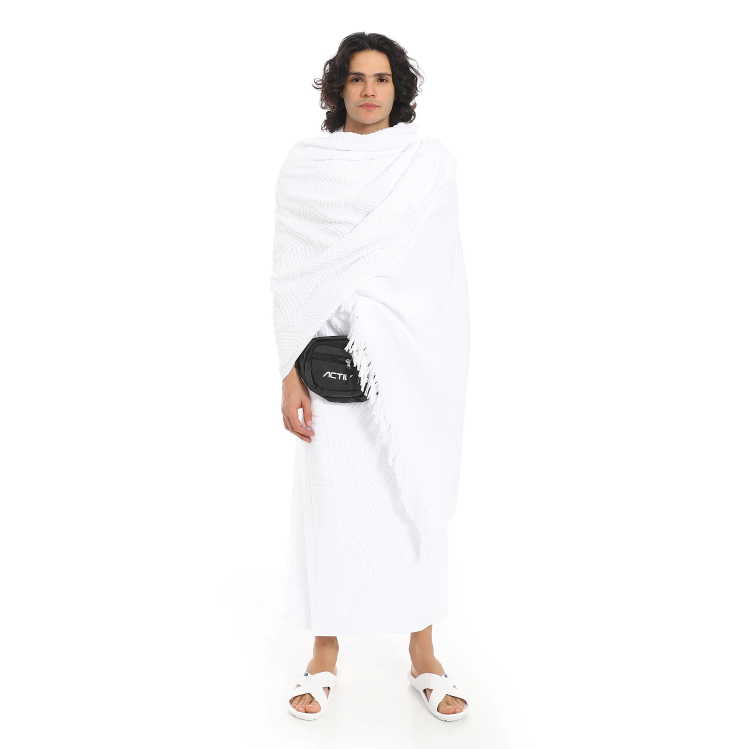 طقم اكتف رجالى - ابيض - Image 2