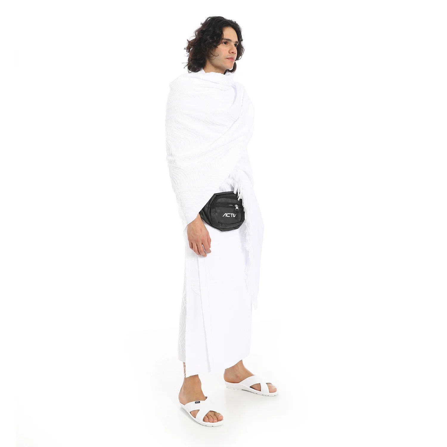 طقم اكتف رجالى - ابيض - Image 3
