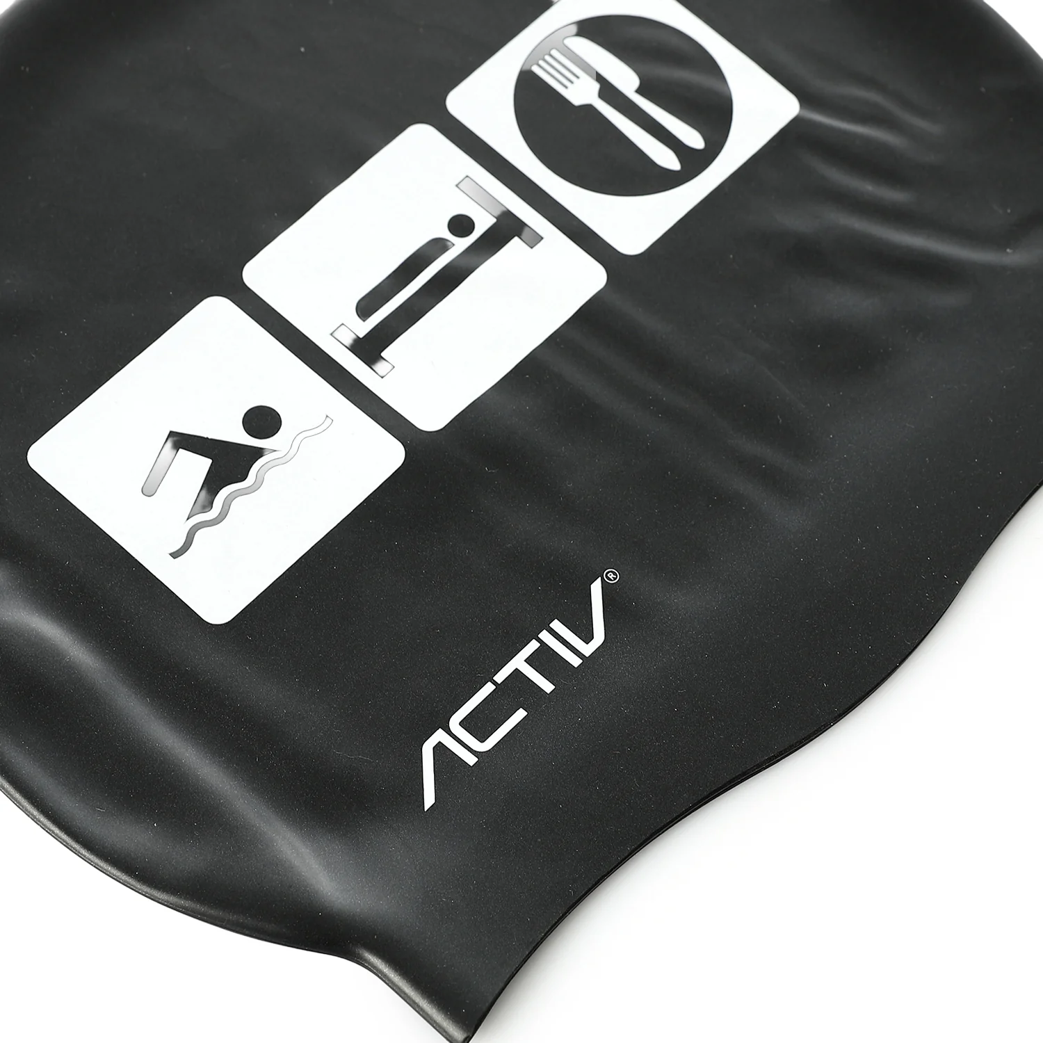 ACTIV JUNIOR CP533 SWIM CAP - اسود - Image 4