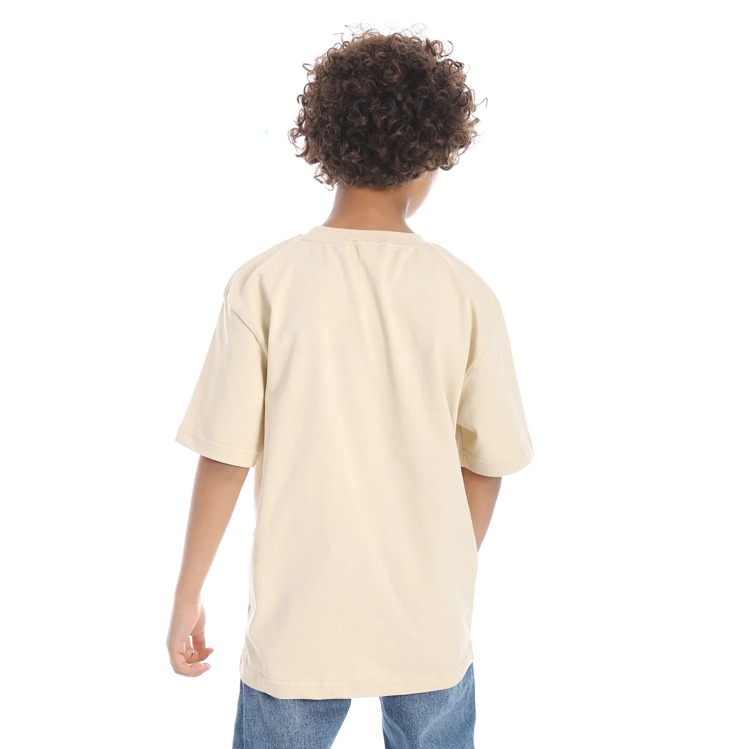 تى شيرت اكتف اطفالى - كريمي - Image 3