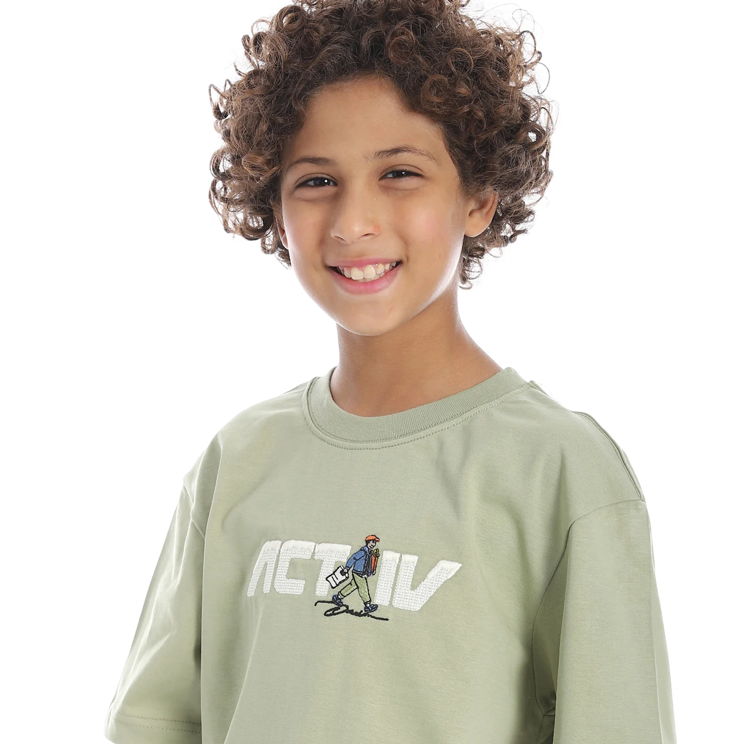 تى شيرت اكتف اطفالى - ليموني - Image 4