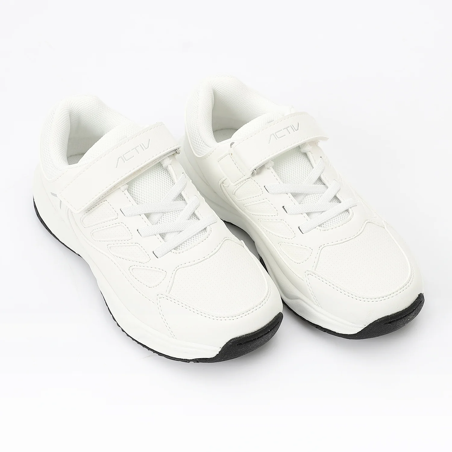 ACTIV KIDS FASHION VELCRO SHOE - ابيض - Image 2