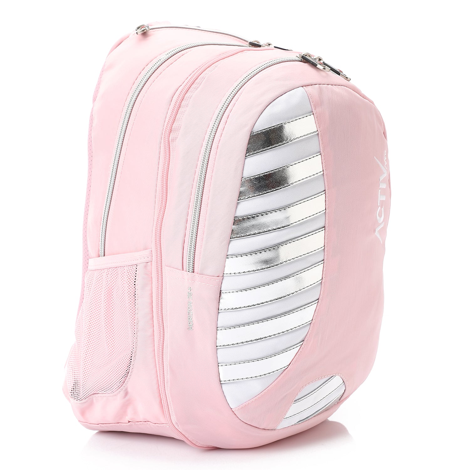 ACTIV KIDS HORIZON BACKPACK - روز*ابيض*رمادى فاتح*بينك - Image 2
