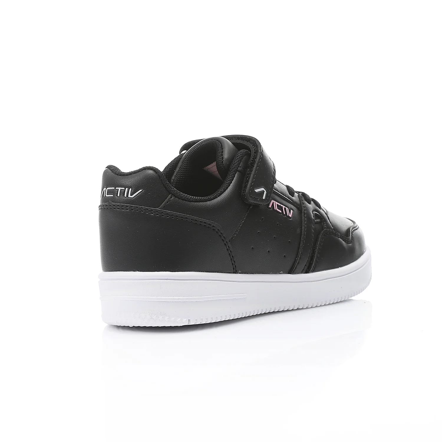ACTIV KIDS VELCRO SHOES - اسود*بينك - Image 3