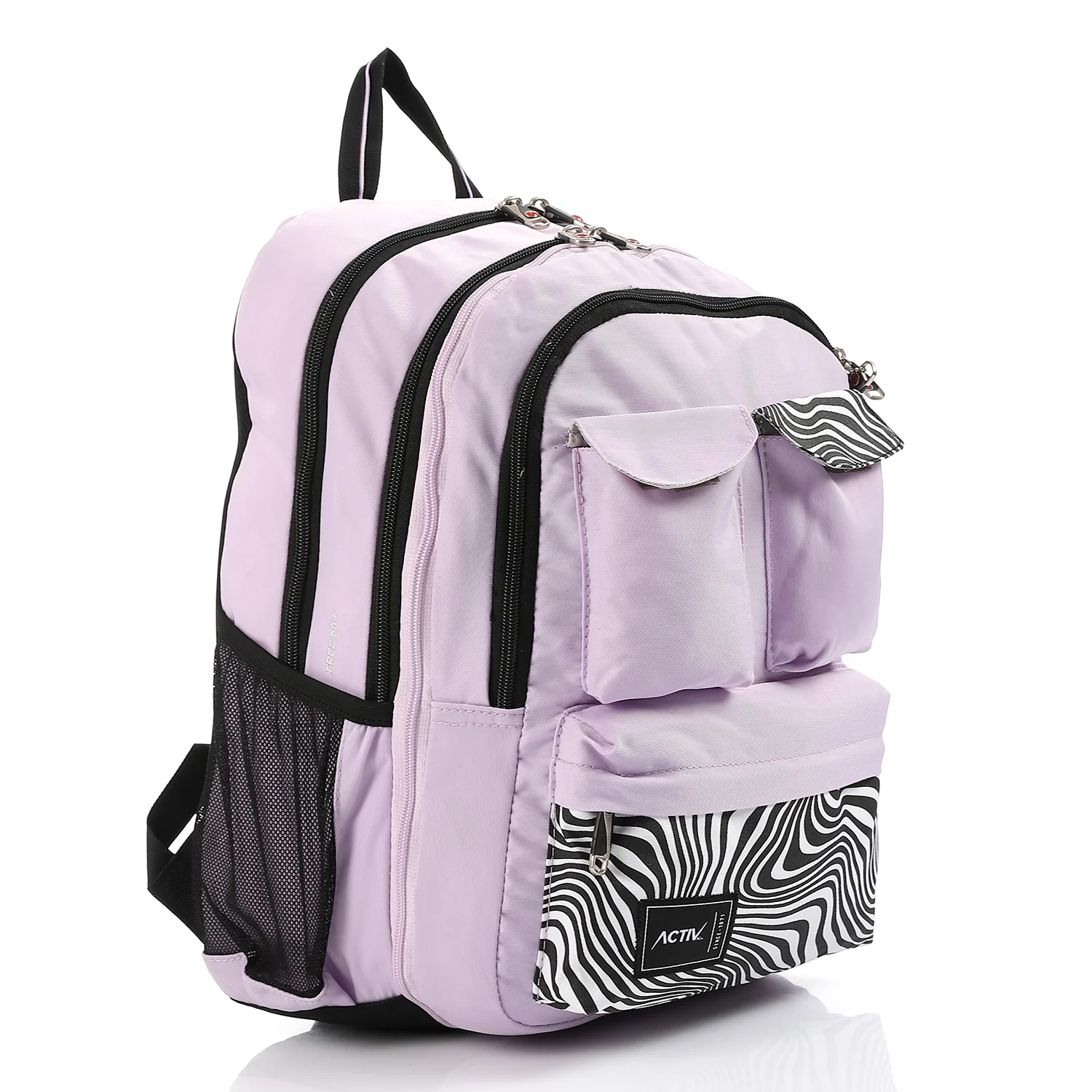 ACTIV LAPTOPCELL+IPAD BACKPACK - اسود*بنفسجى*ميكس الوان*رمادى فاتح*اسود - Image 3