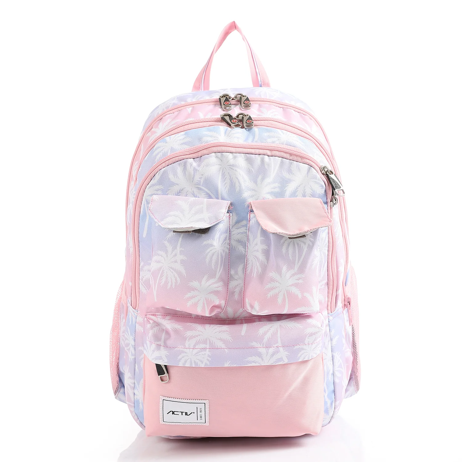 ACTIV LAPTOPCELL+IPAD BACKPACK - مشجر*مشجر*روز*رمادى فاتح - Image 2