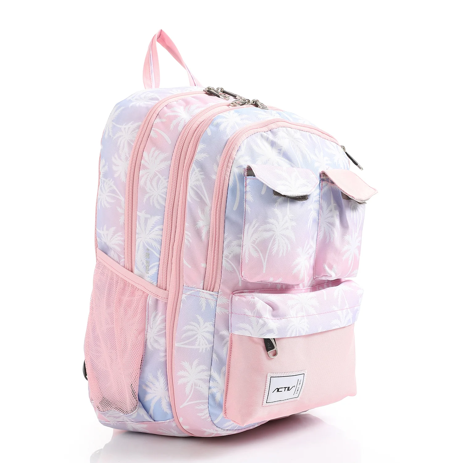ACTIV LAPTOPCELL+IPAD BACKPACK - مشجر*مشجر*روز*رمادى فاتح - Image 3