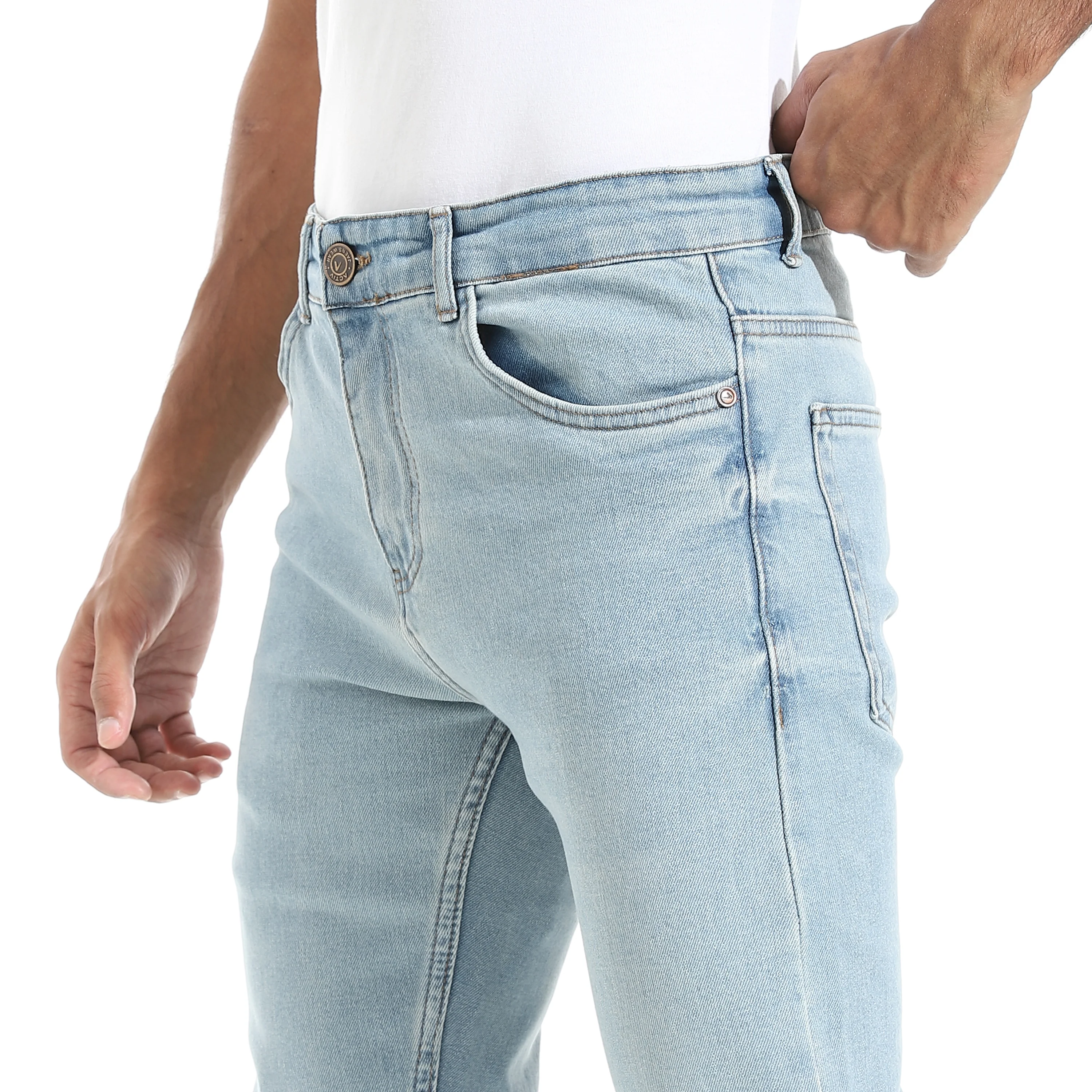 ACTIV MEN SLIM-FIT JEANS PANTS - اسود - Image 4