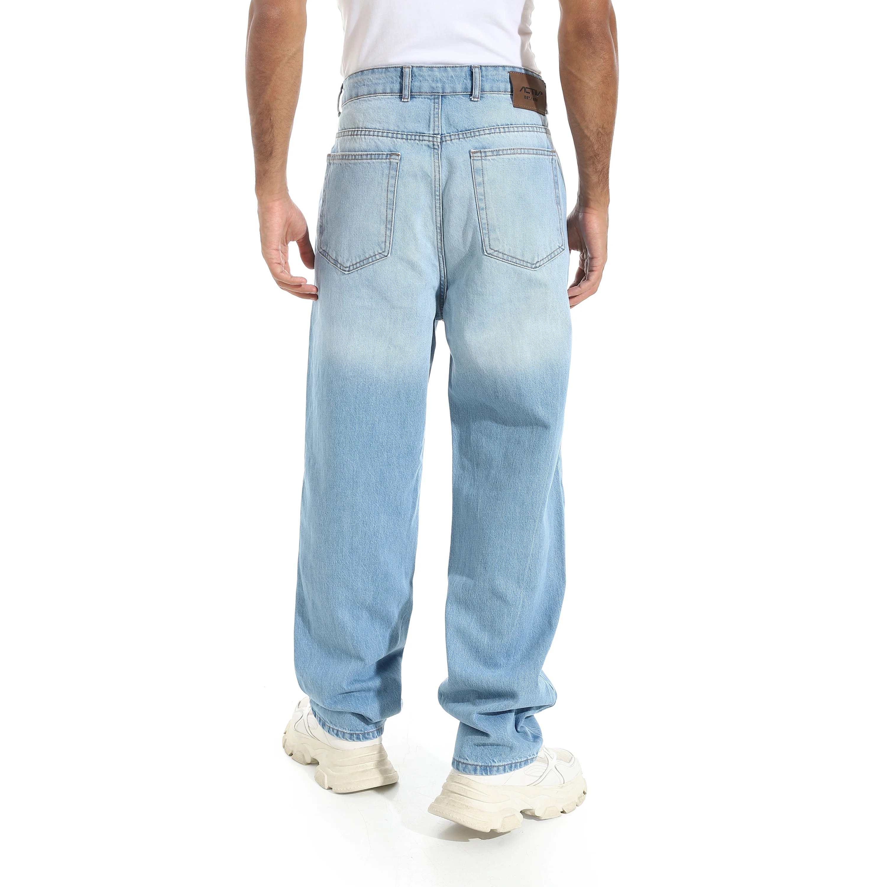 ACTIV MEN WIDE LEG JEANS PANTS - سماوي - Image 3