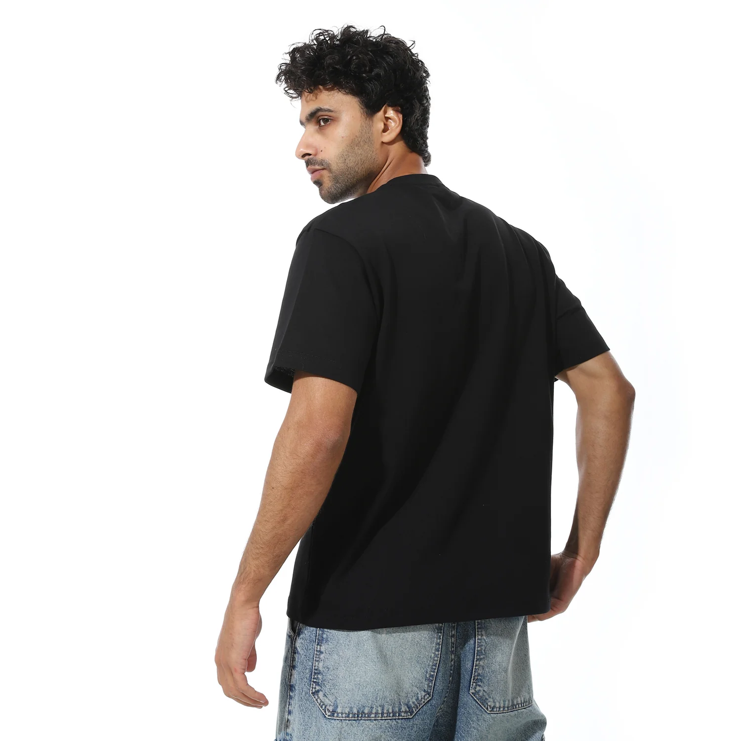 تى شيرت اكتف بيزك راوند رجالى - اسود - Image 3