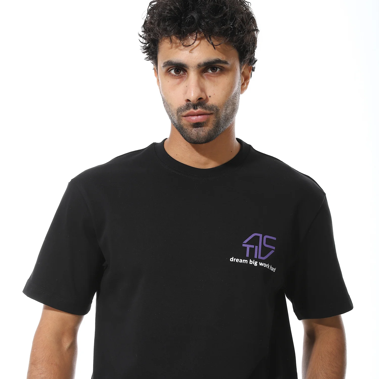 تى شيرت اكتف بيزك راوند رجالى - اسود - Image 4