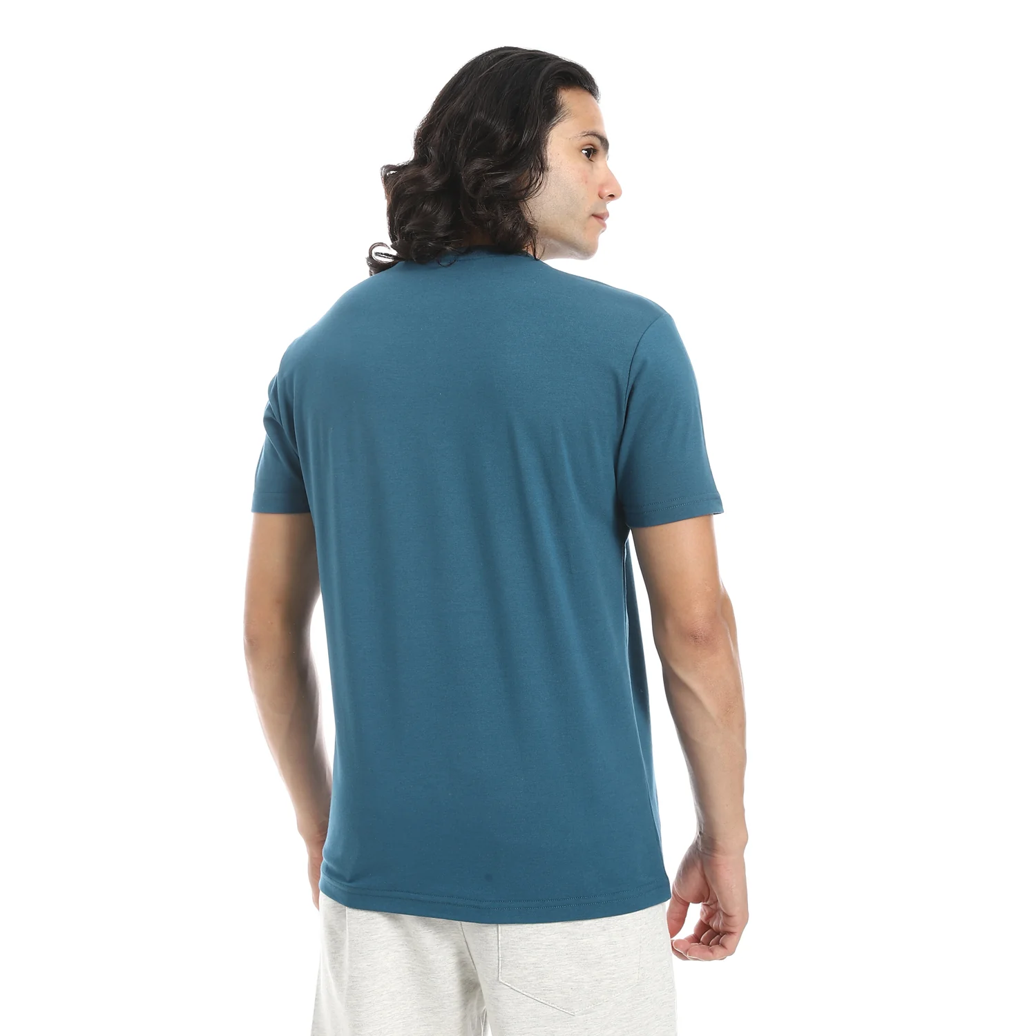 ACTIV MEN'S BASIC T-SHIRT - PETROL - Image 3