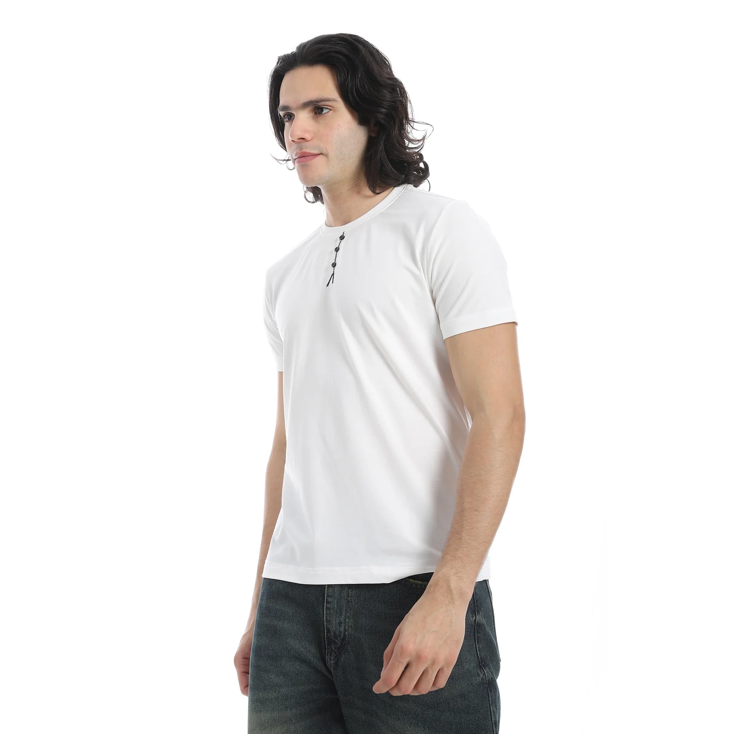 تى شيرت اكتف رجالى - ابيض - Image 2