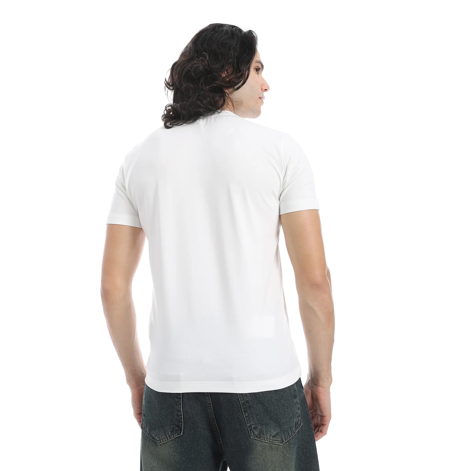 تى شيرت اكتف رجالى - ابيض - Image 3