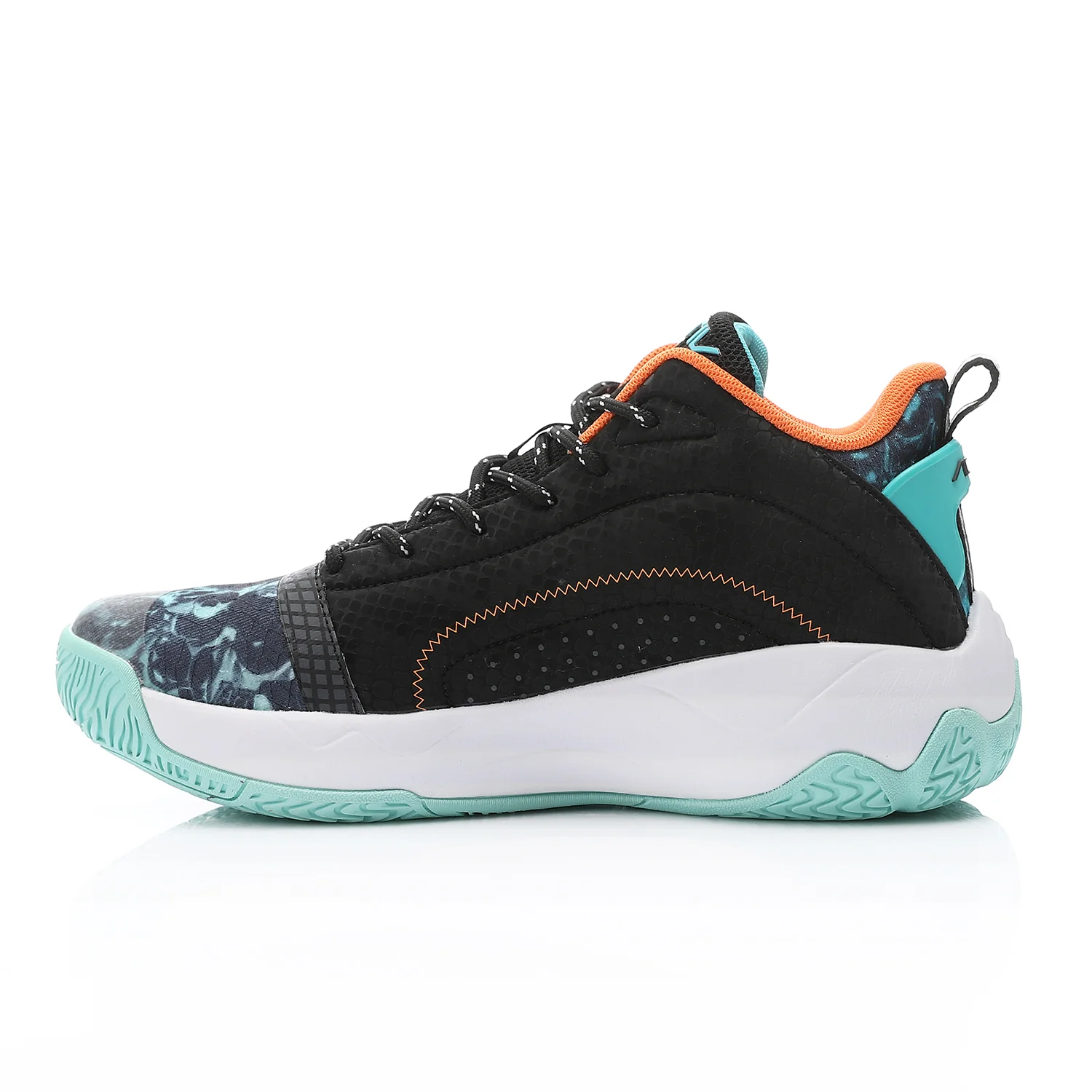ACTIV MEN'S BASKETBALL SHOES - اسود*ازرق*برتقالى - Image 4