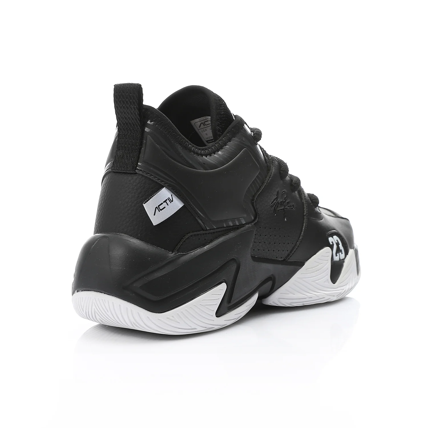 ACTIV MEN'S BASKETBALL SHOES - اسود*ابيض - Image 3