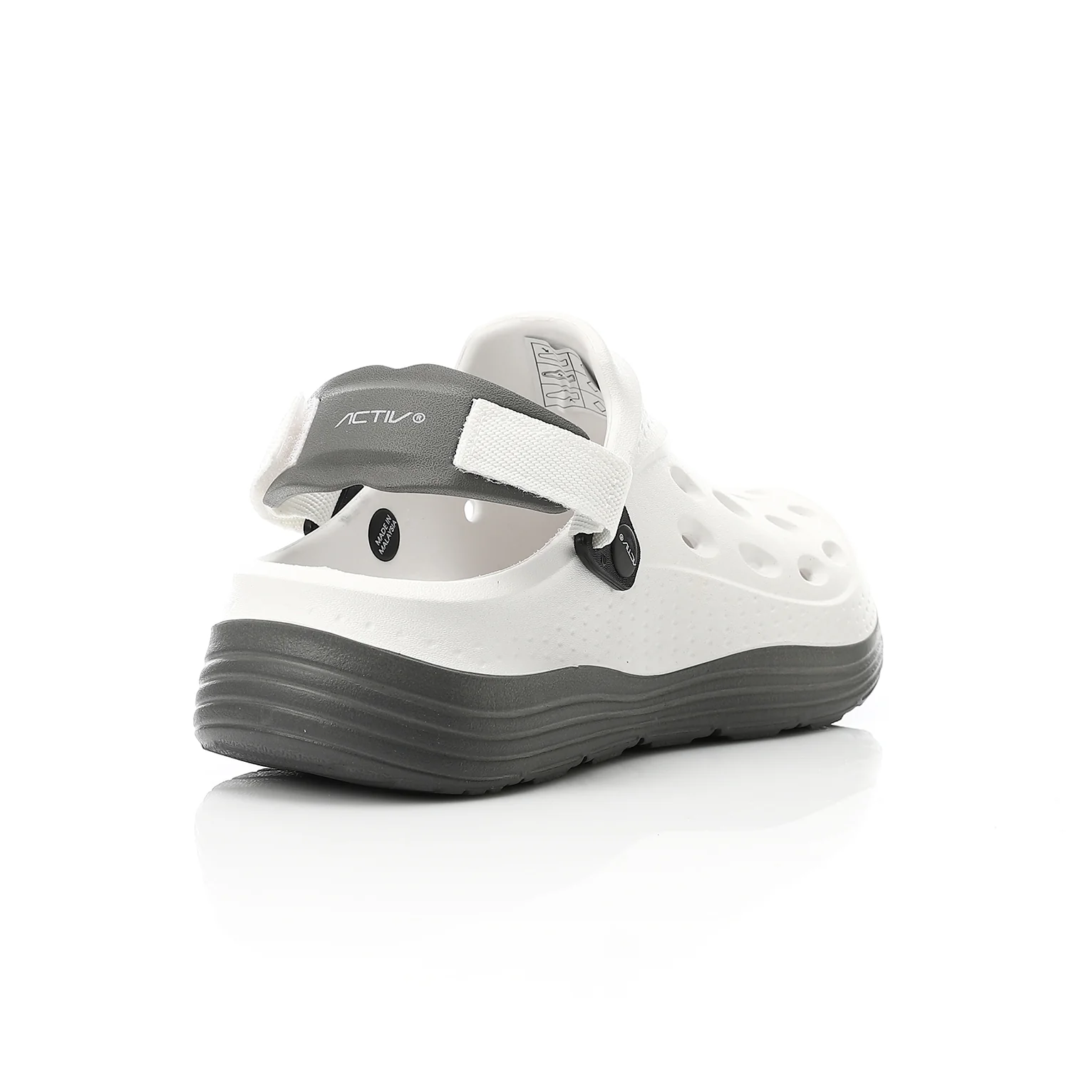 ACTIV MEN'S CLOGS - WHITE - Image 3