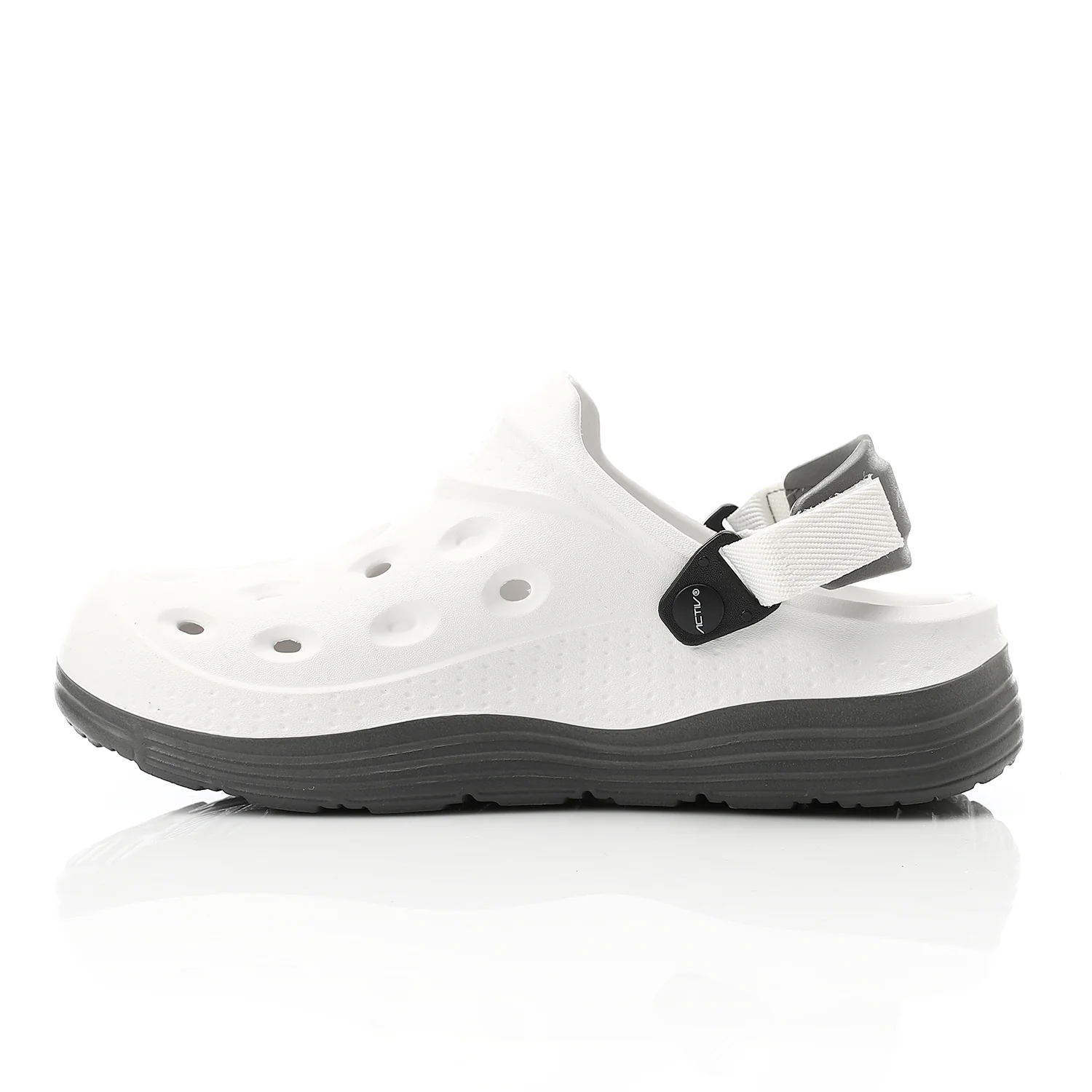 ACTIV MEN'S CLOGS - WHITE - Image 4
