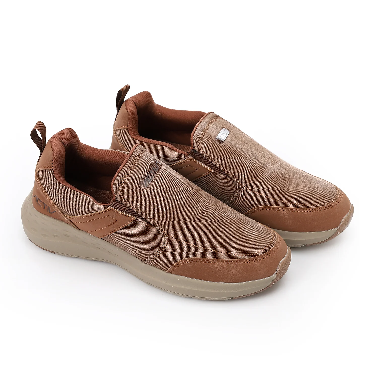 ACTIV MEN'S FASHION SHOES - بني*ابيض - Image 2