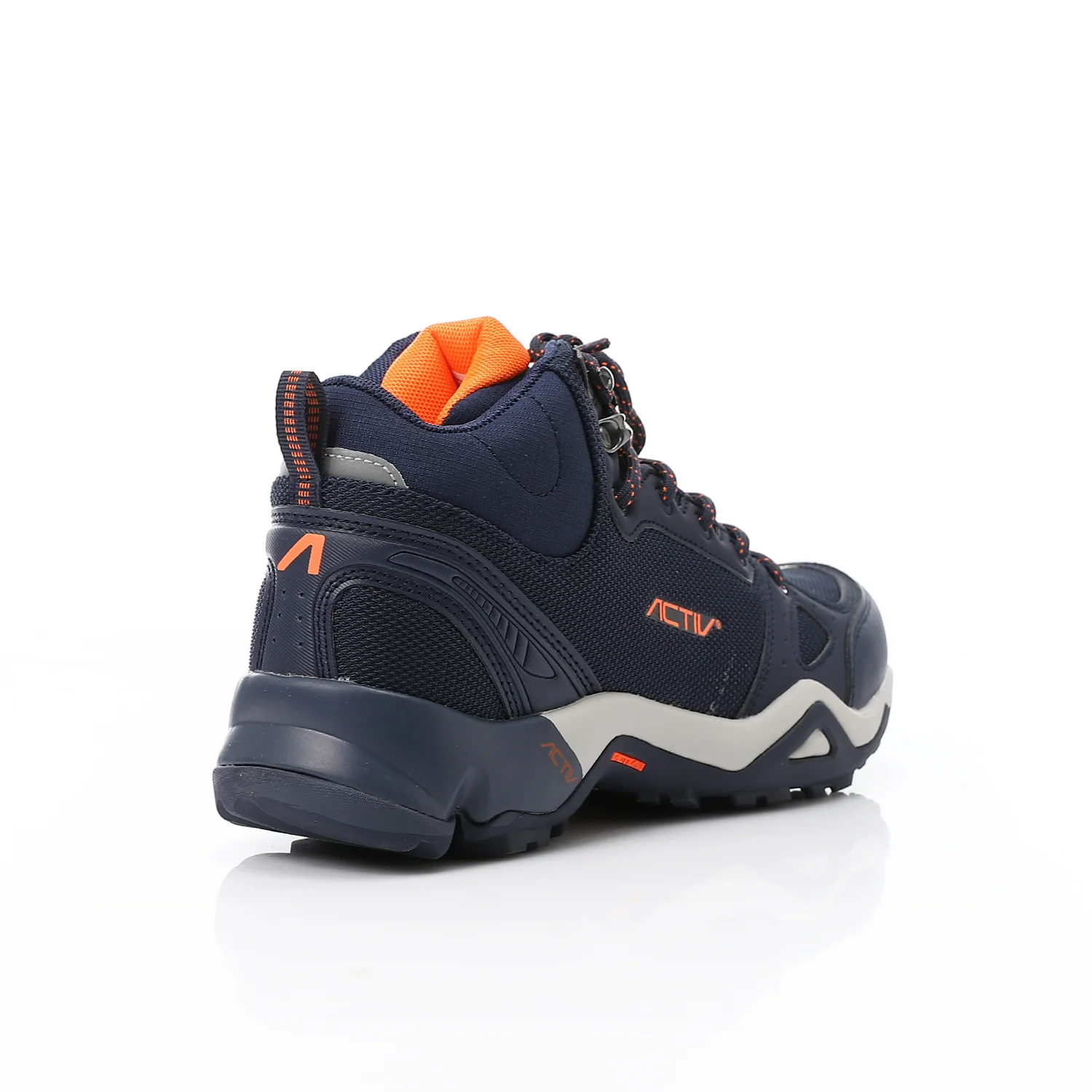 ACTIV MEN'S HALF BOOT SHOES - كحلي*برتقالي - Image 3