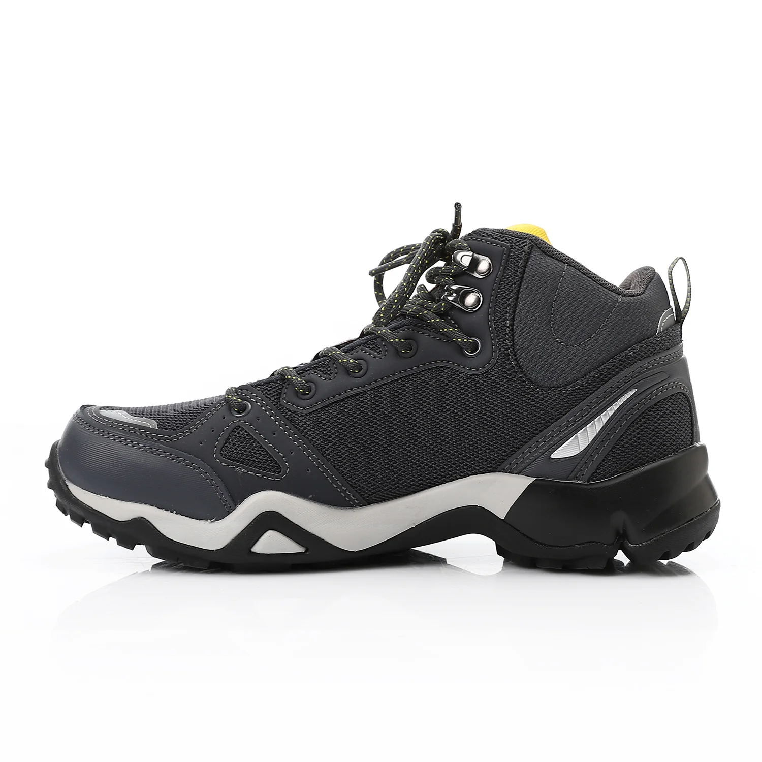ACTIV MEN'S HALF BOOT SHOES - رمادى*اصفر - Image 4