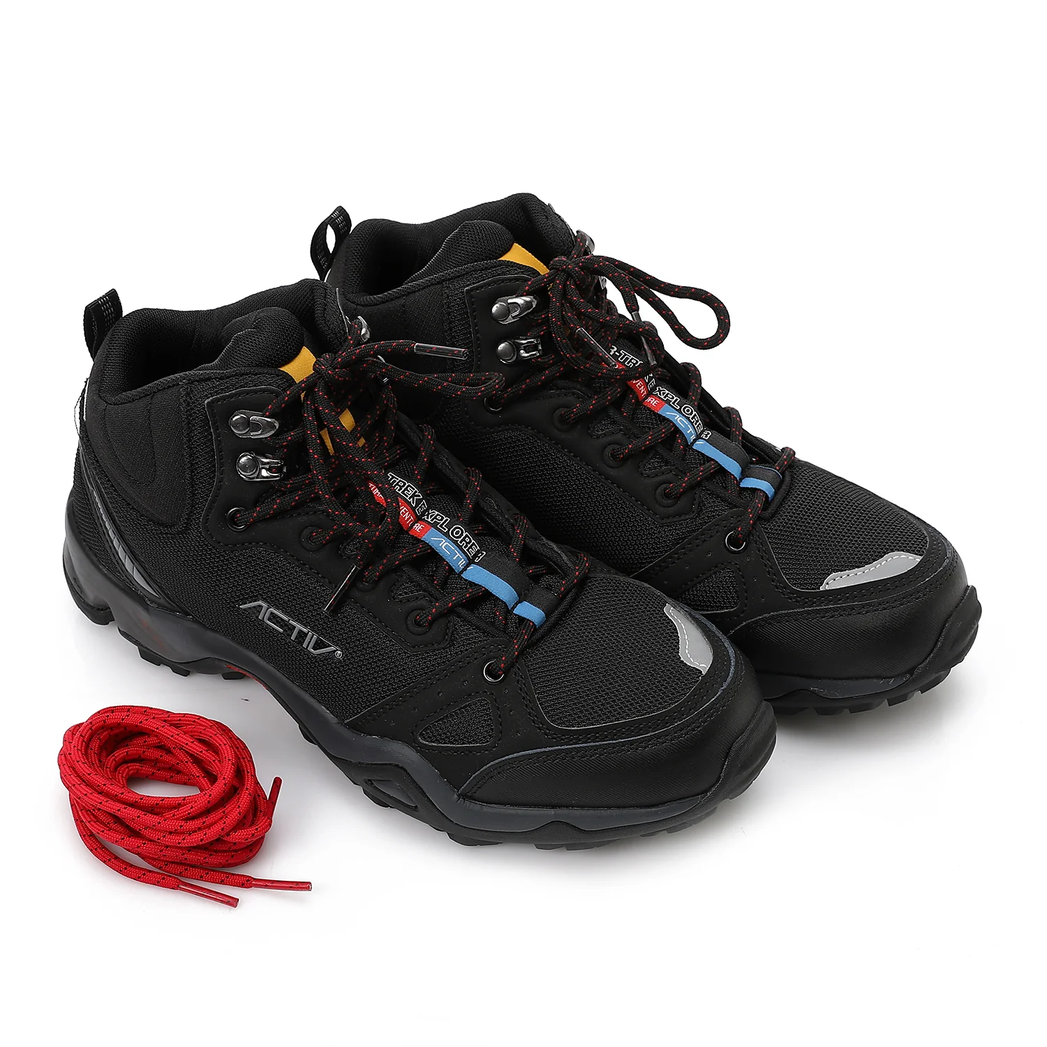 ACTIV MEN'S HALF BOOT SHOES - اسود - Image 2