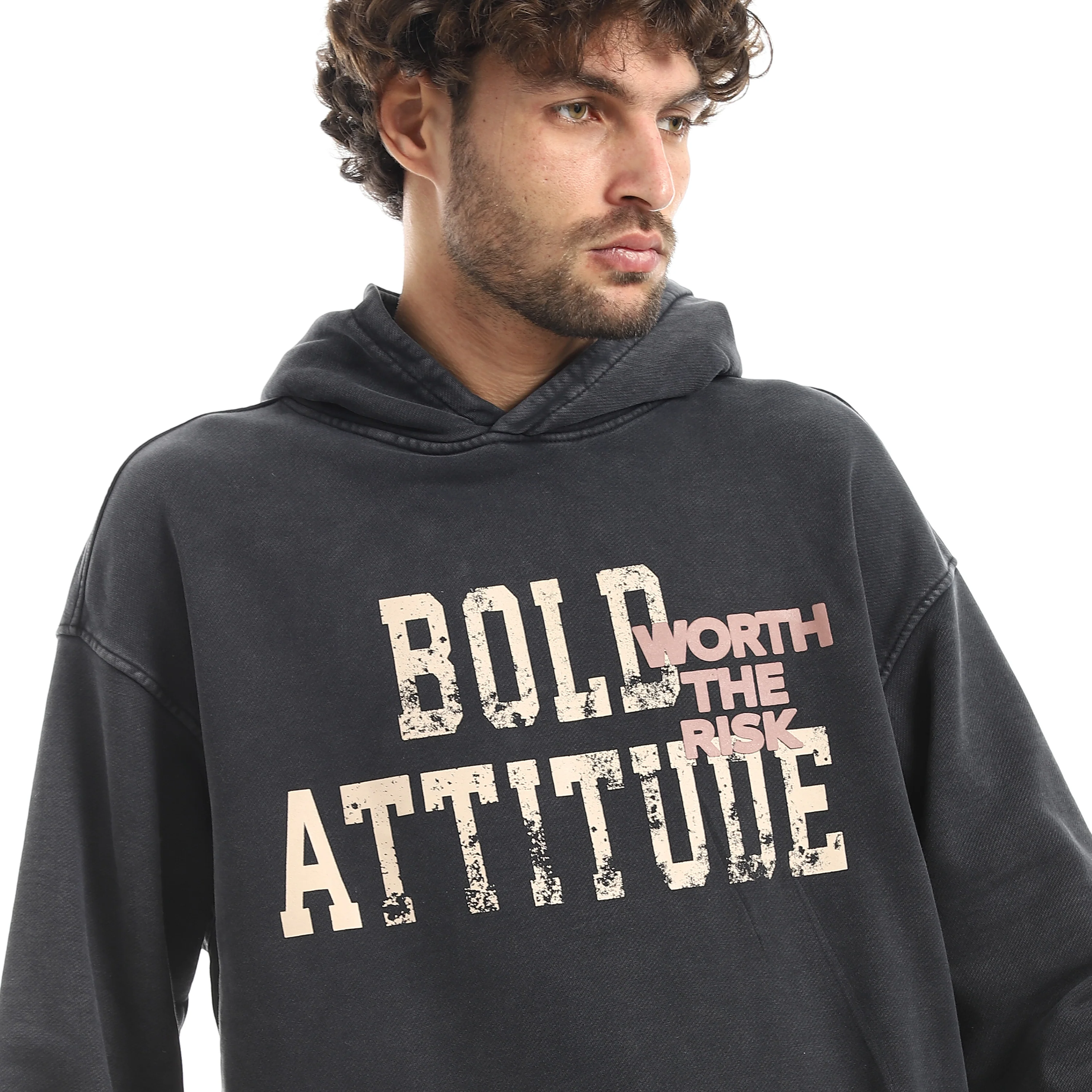 ACTIV MEN'S HOODIE - اسود - Image 4