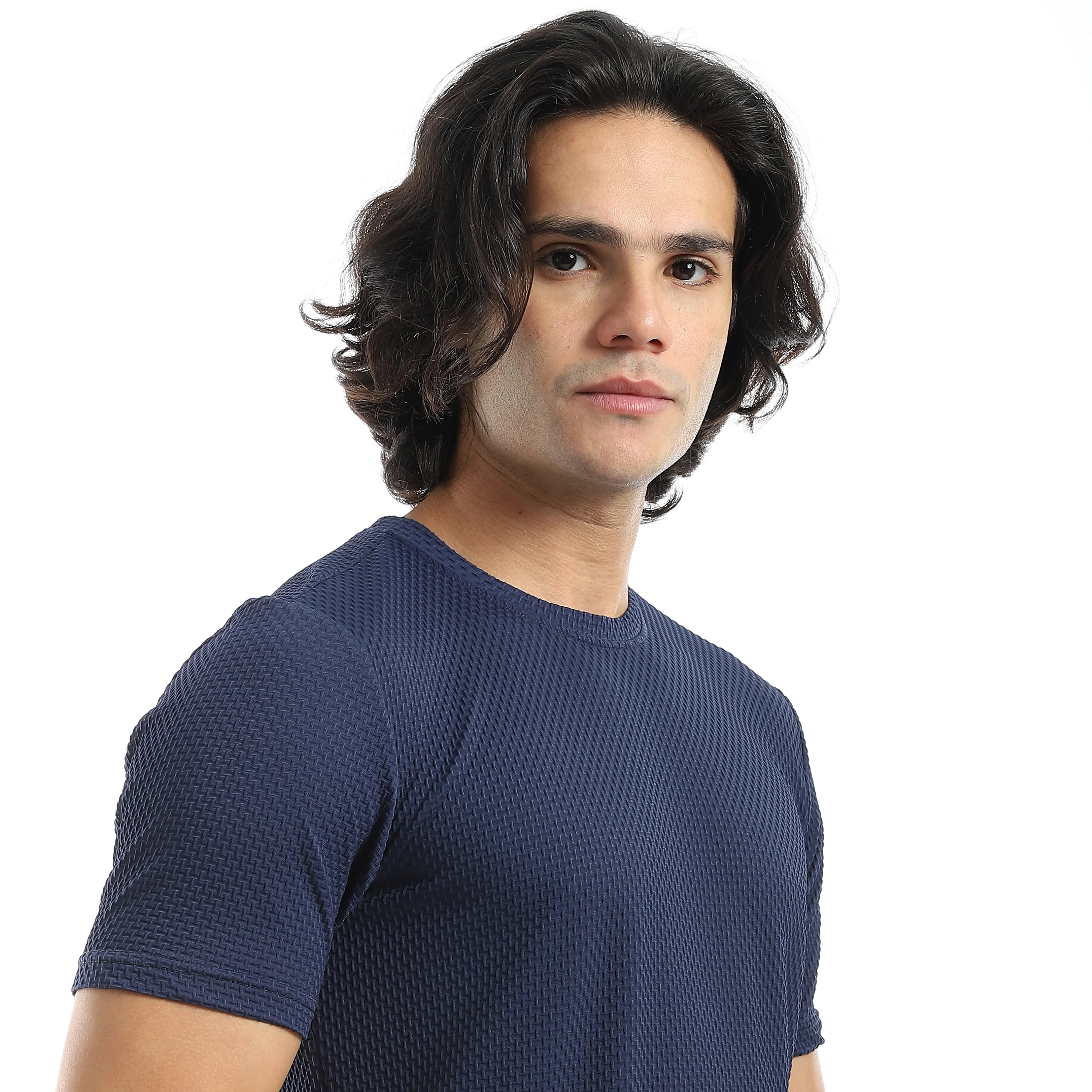ACTIV MENS PLAIN BASIC T-SHIRT - ابيض - Image 2