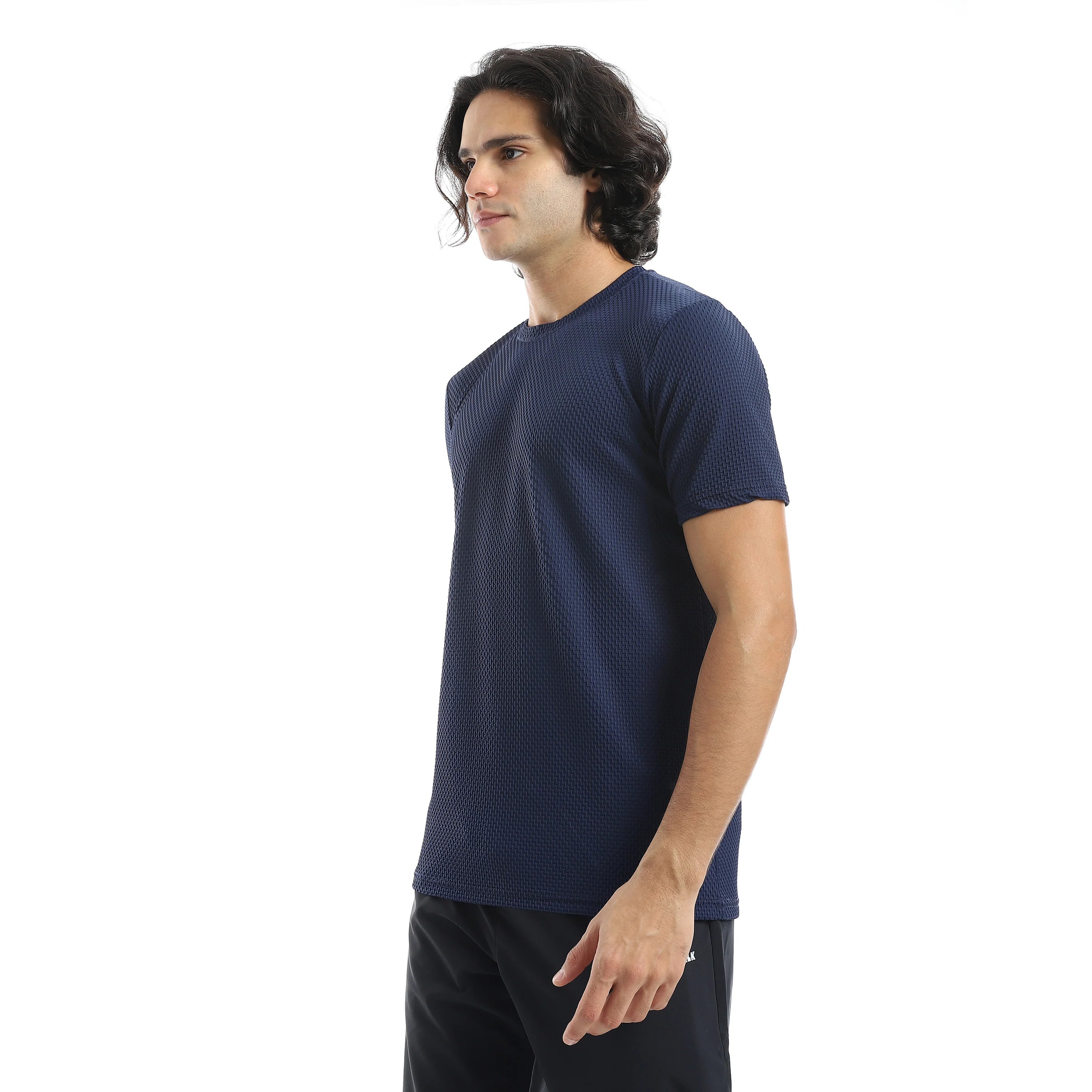 ACTIV MENS PLAIN BASIC T-SHIRT - كحلي - Image 4