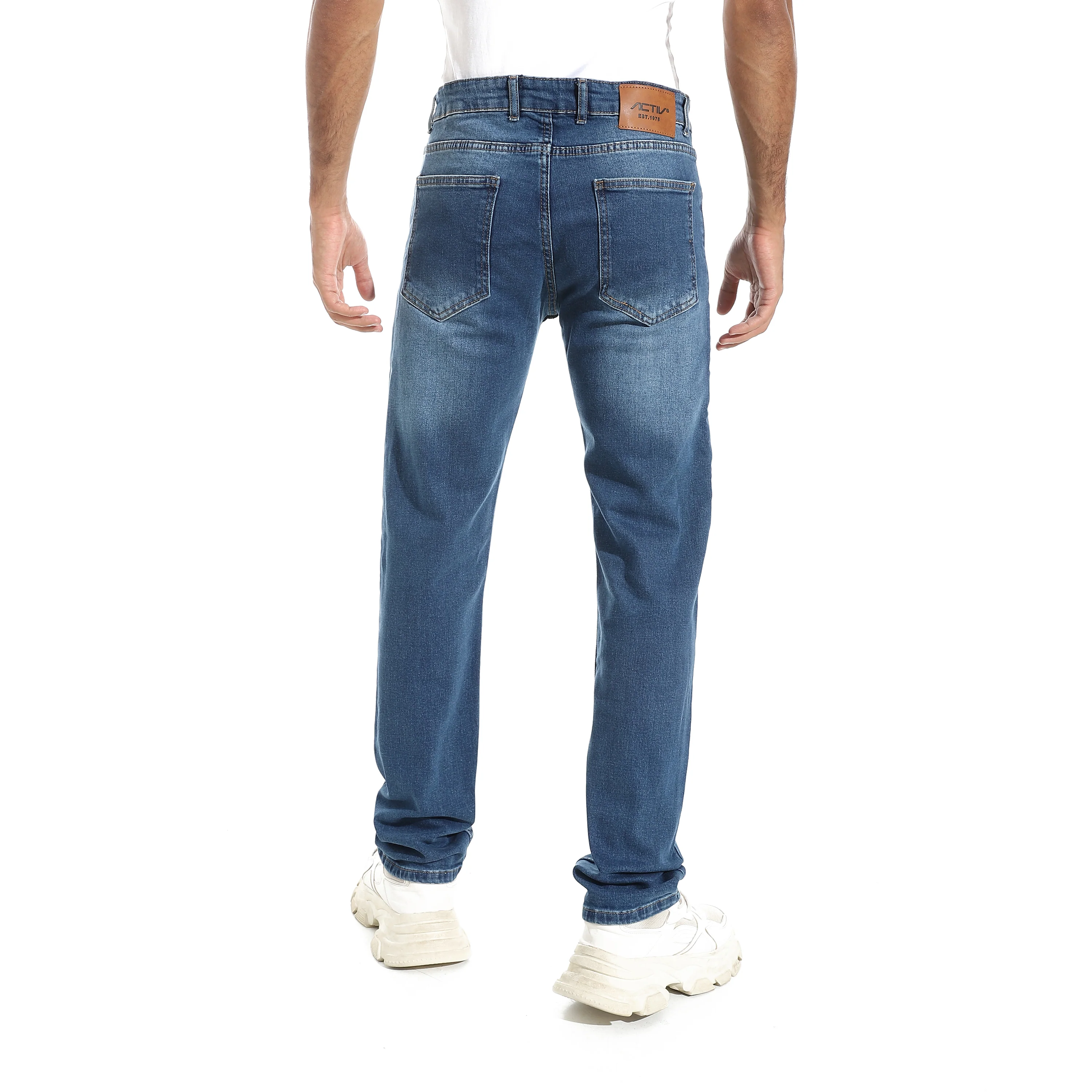ACTIV MENS RUGULER JEANS PANTS - ازرق - Image 3