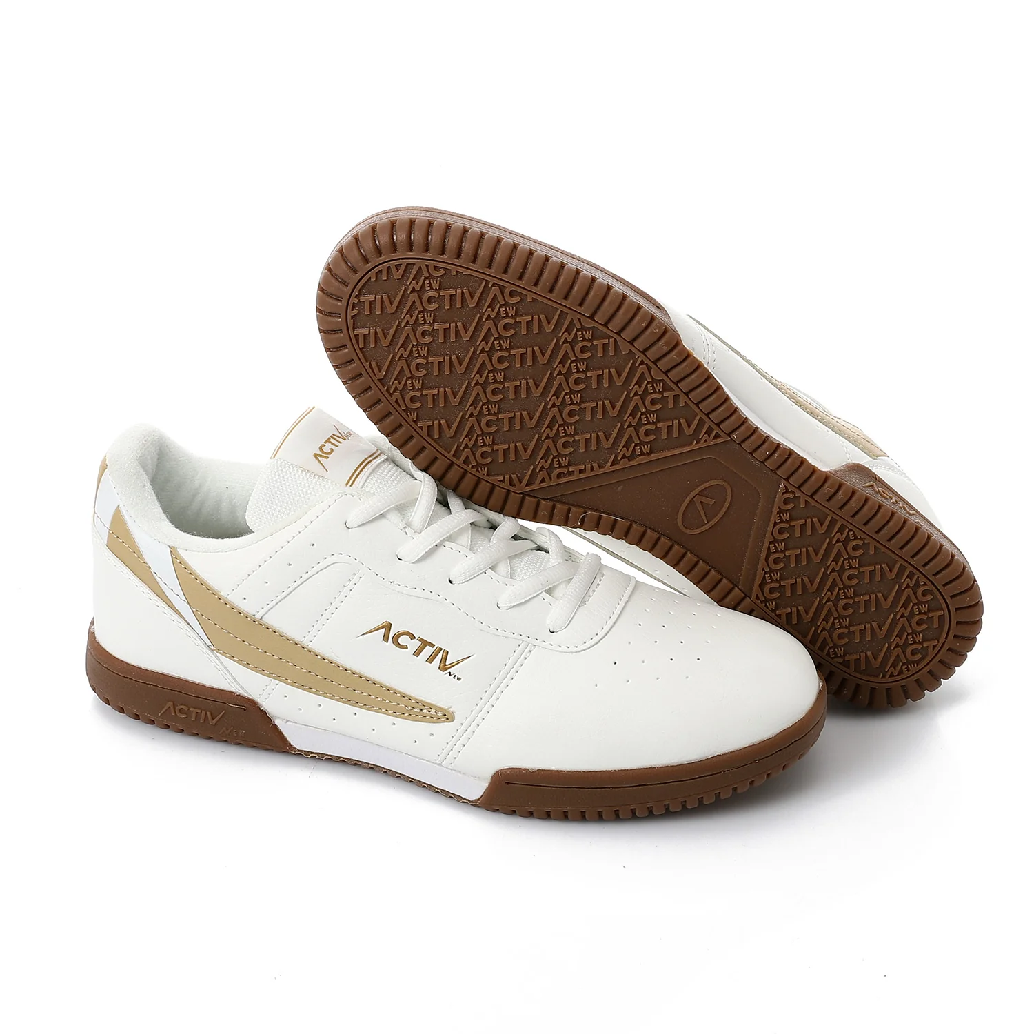 ACTIV MEN'S SHOES - بيج*ابيض*ذهبى - Image 2