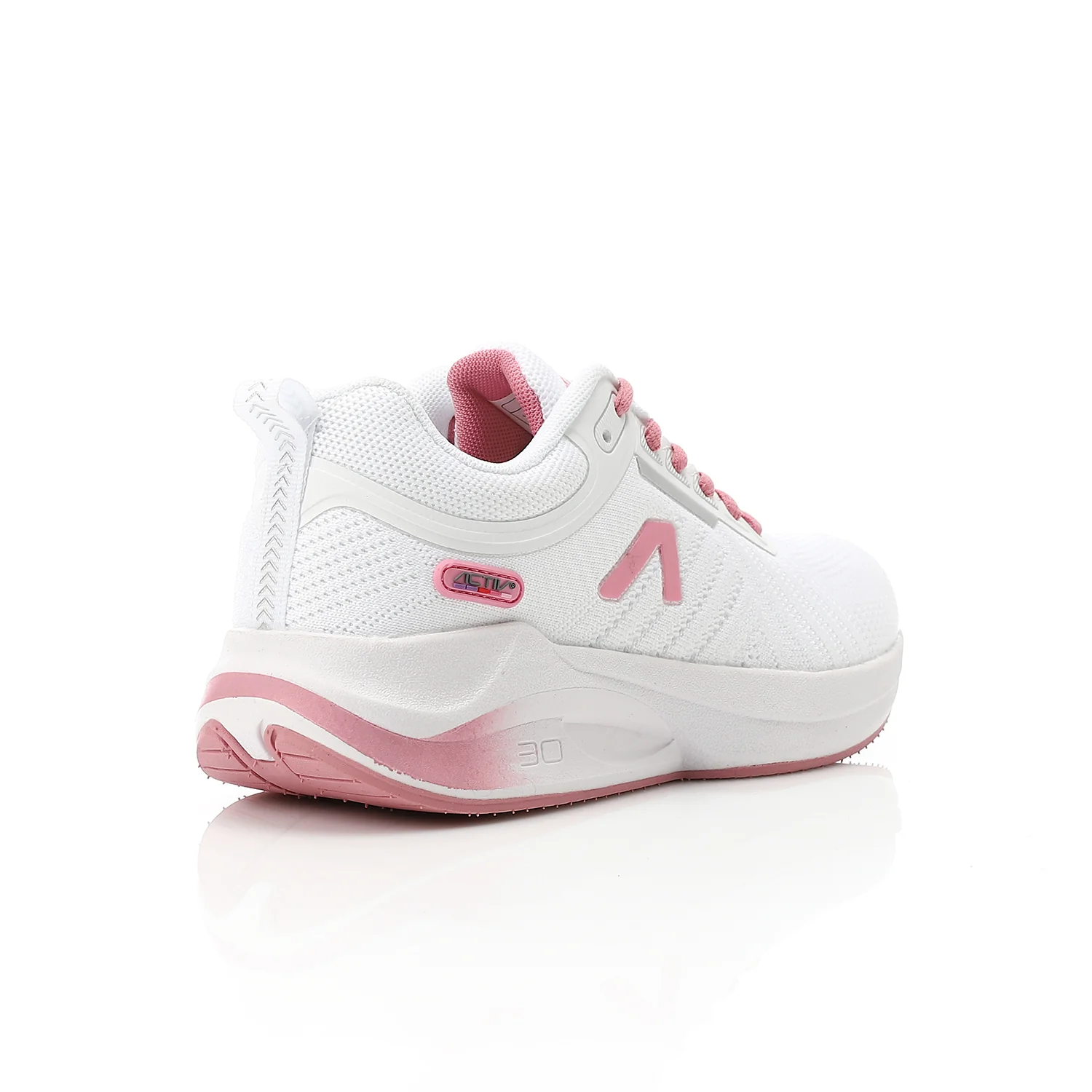 ACTIV MEN'S SHOES - WHT & PINK - Image 4