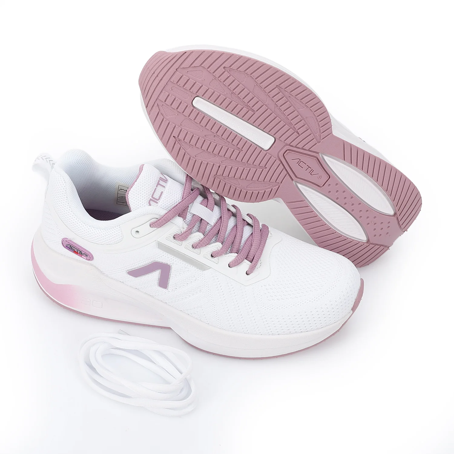 ACTIV MEN'S SHOES - WHT & PURP - Image 2