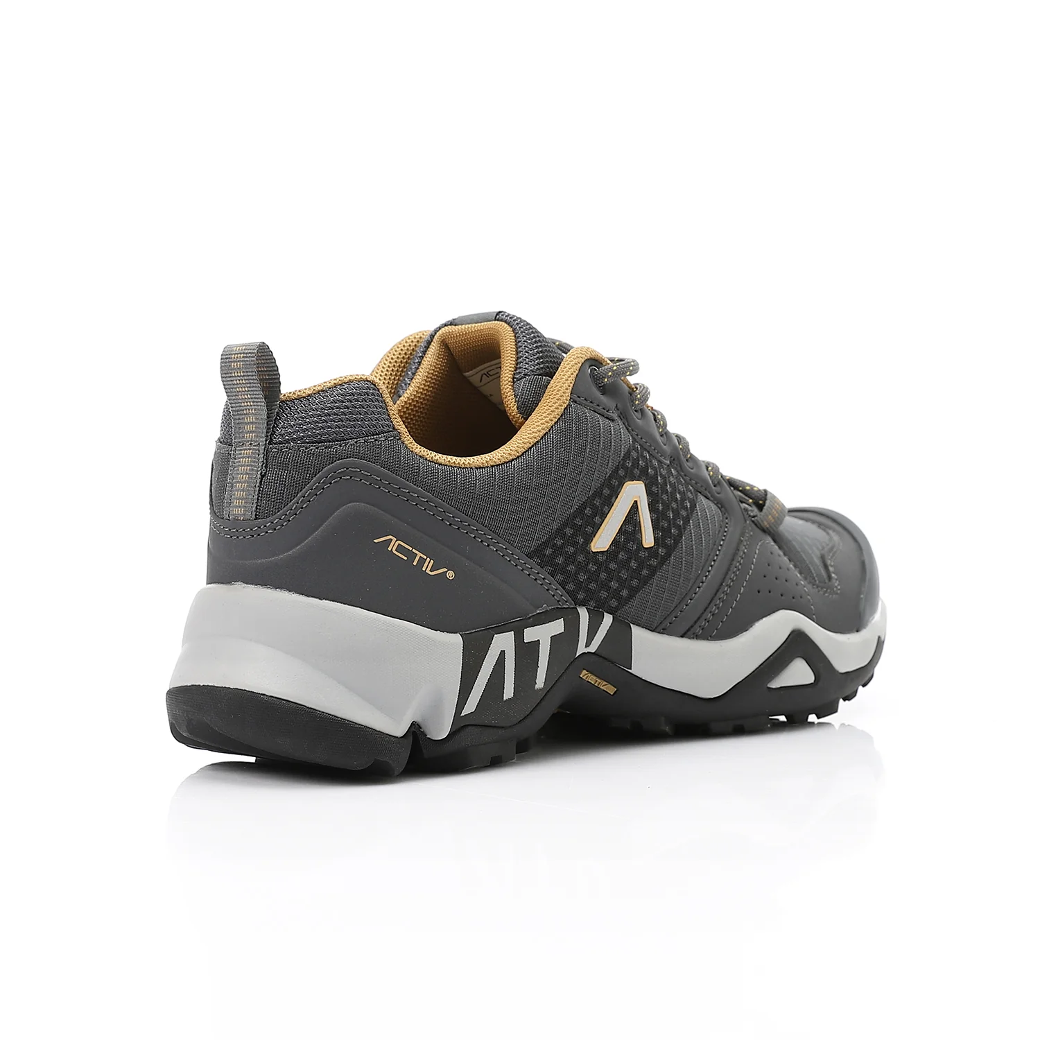 ACTIV MEN'S TREKKING SHOES - رمادى*احمر - Image 3