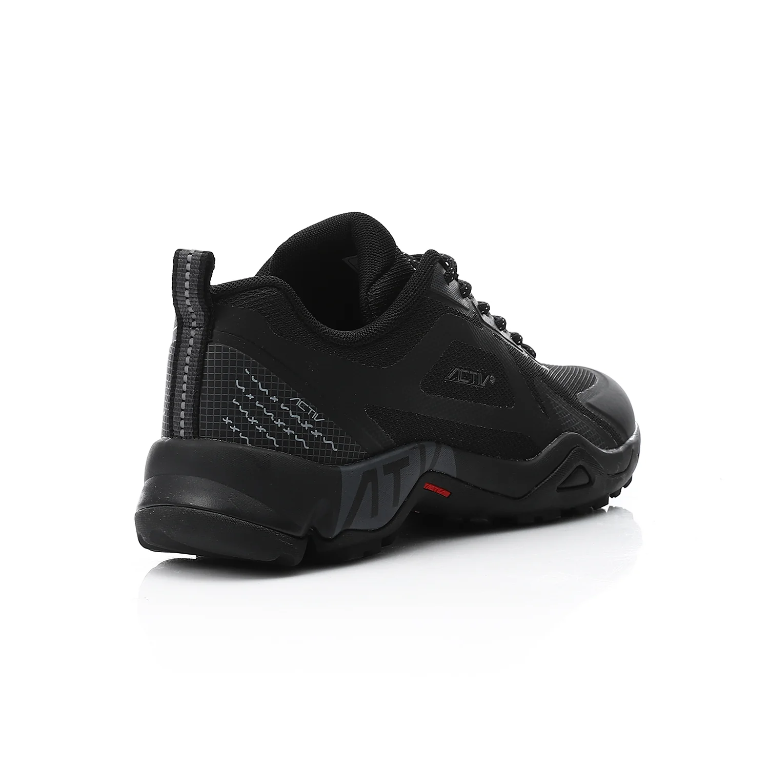 ACTIV MEN'S TREKKING SHOES - اسود - Image 3