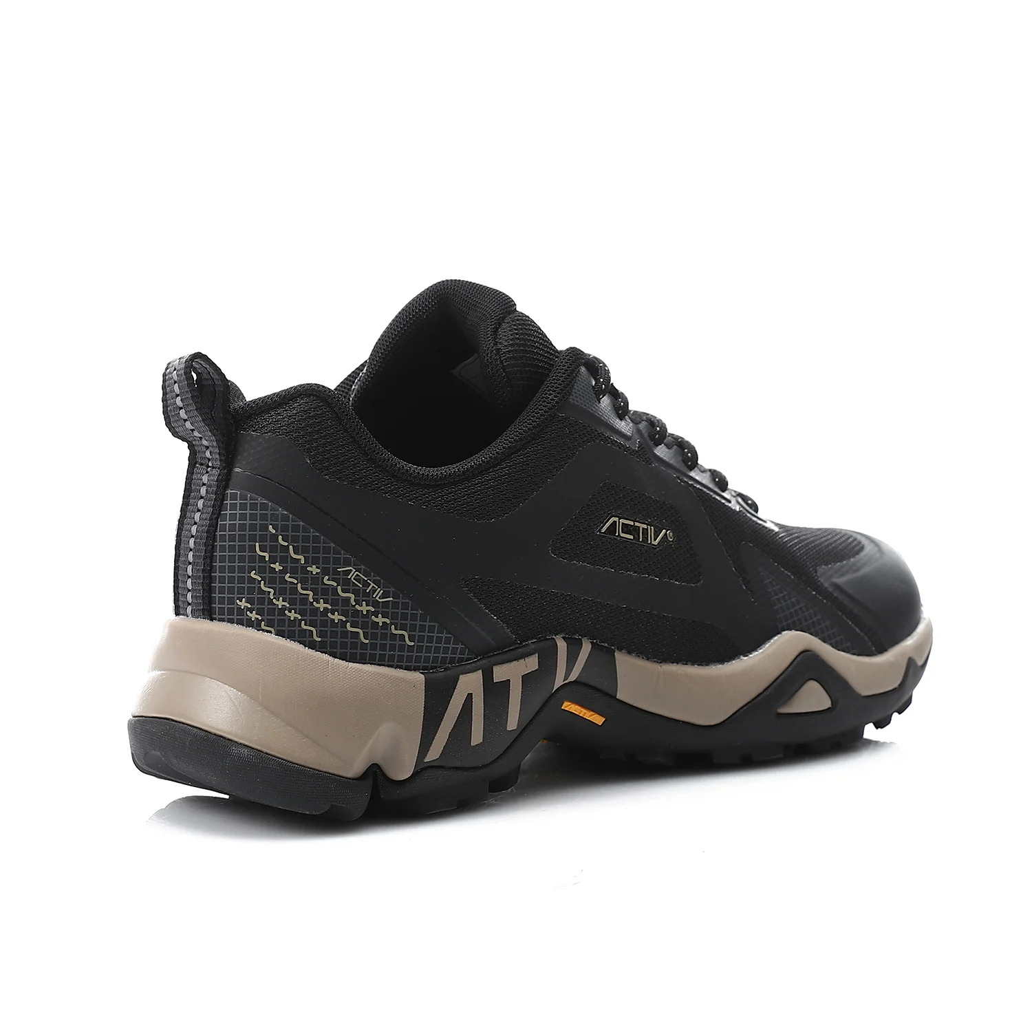 ACTIV MEN'S TREKKING SHOES - اسود - Image 3