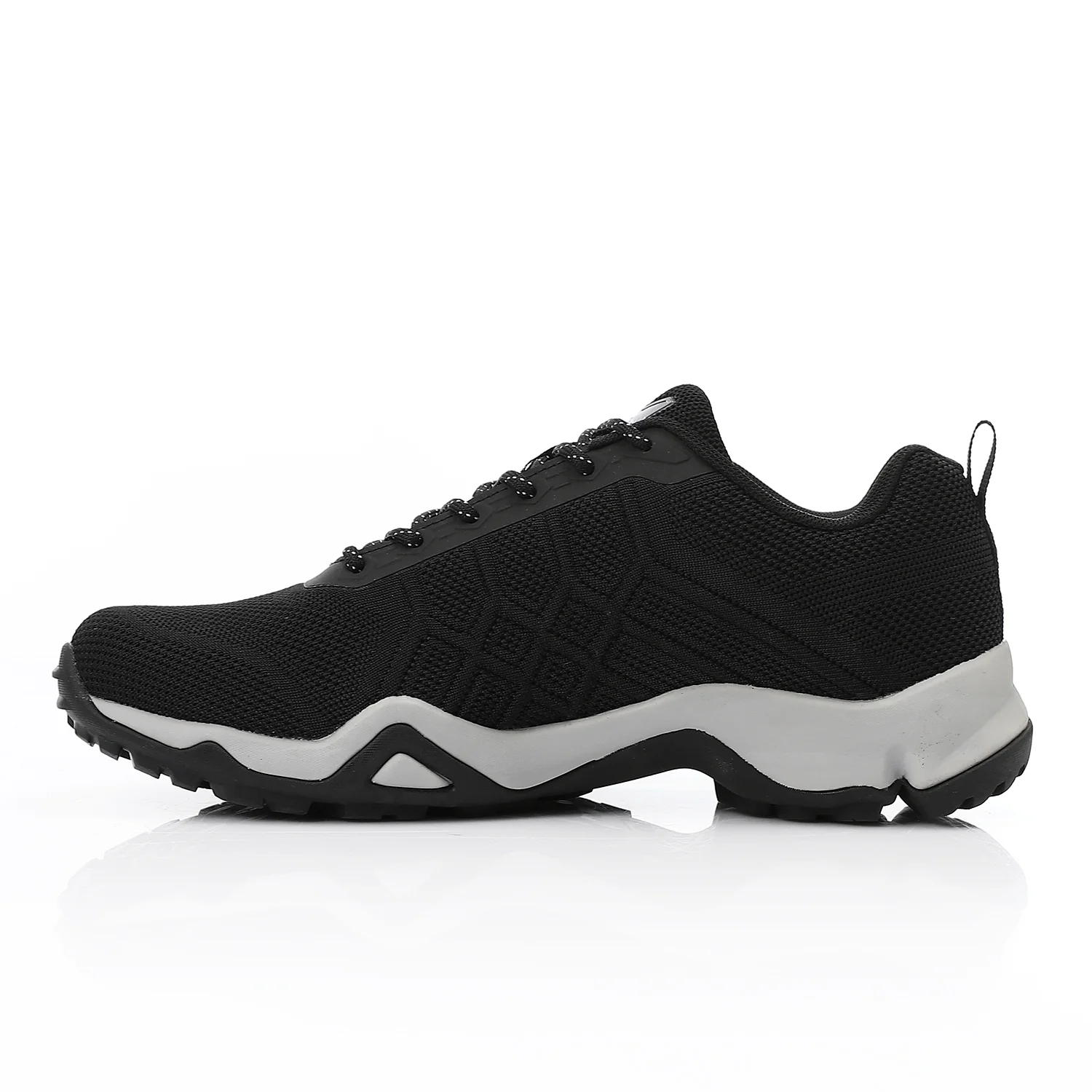 ACTIV MEN'S TREKKING SHOES - BLK & WHIT - Image 4