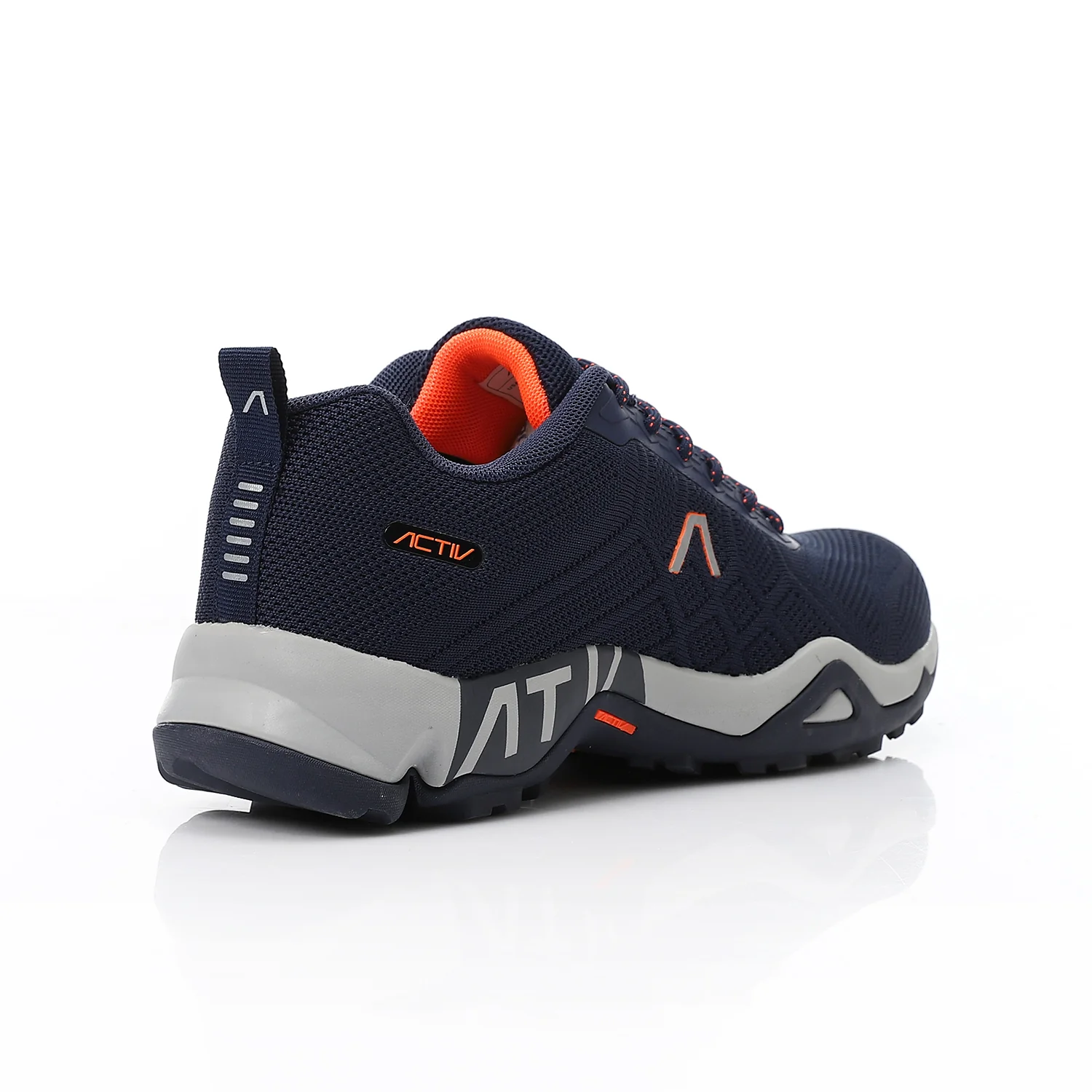 ACTIV MEN'S TREKKING SHOES - NVY & ORNG - Image 3