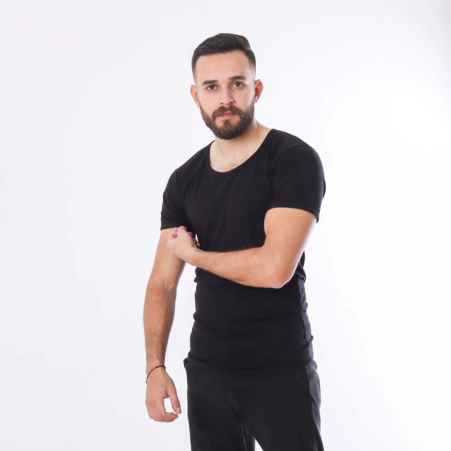 تانك توب اكتف رجالى - اسود - Image 2