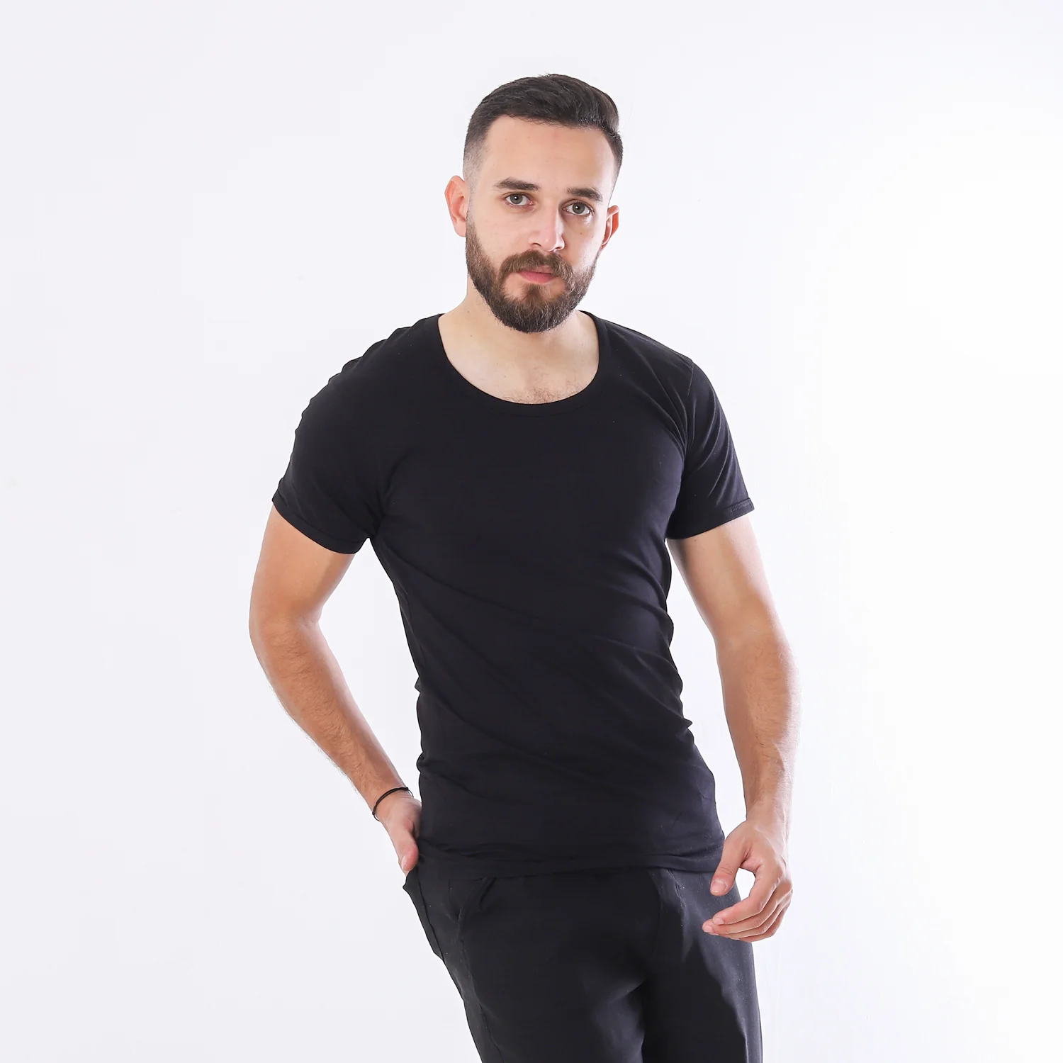 تانك توب اكتف رجالى - اسود - Image 4