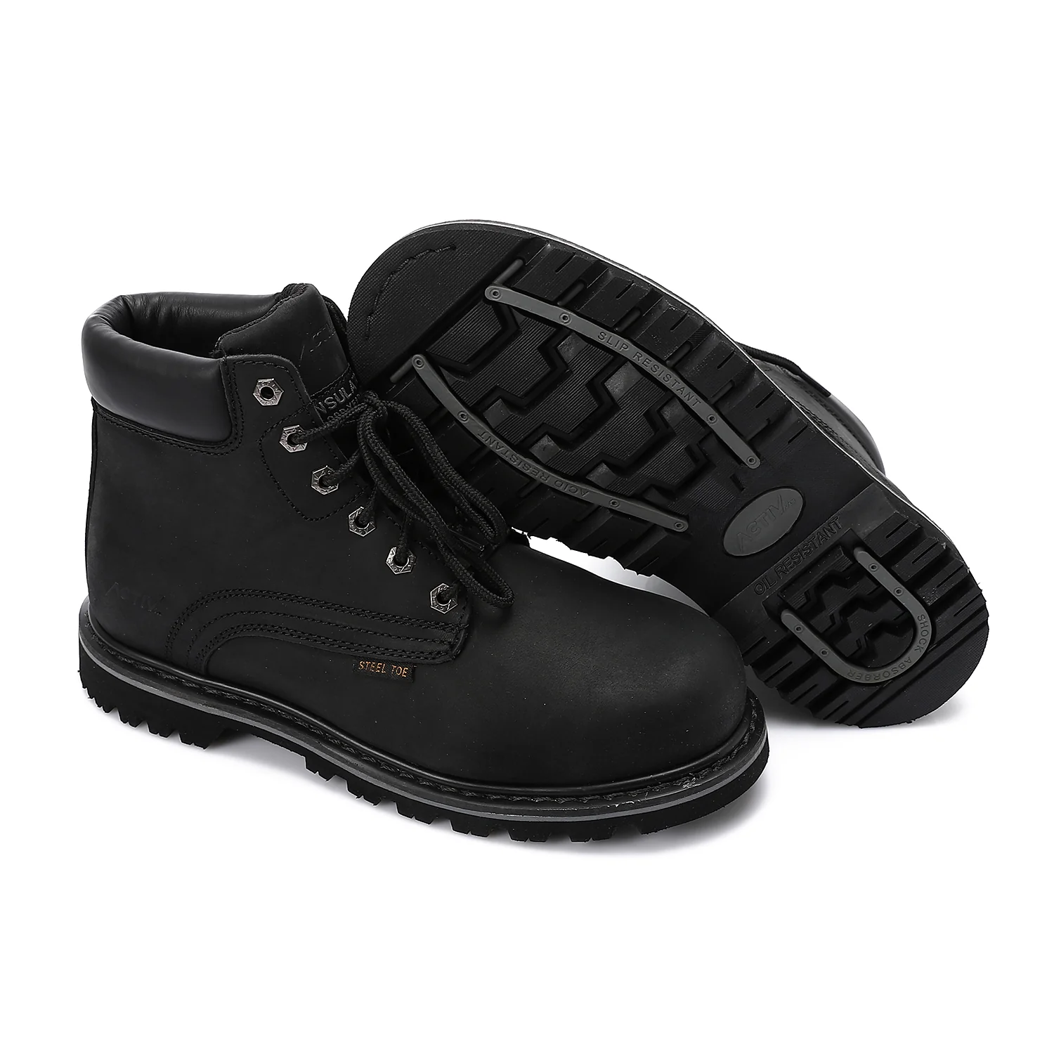 ACTIV SAFETY SHOES - BLACK - Image 2
